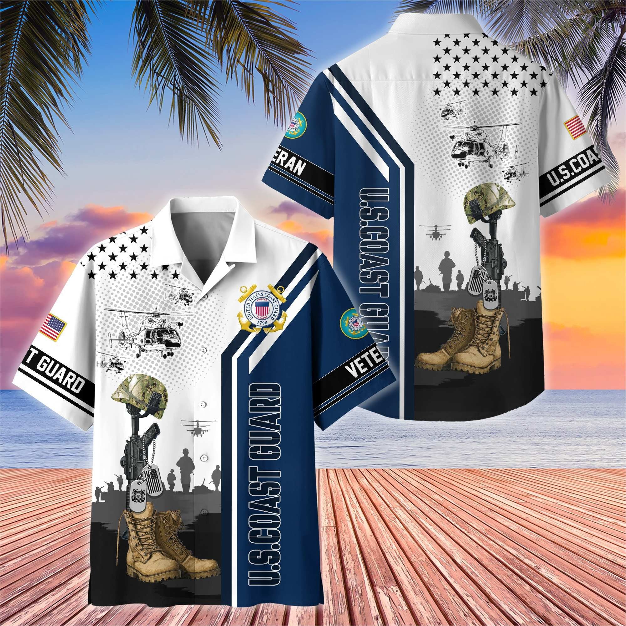 Premium US Veterans Hawaiian Shirt BPHN110711, Gifts For US Veterans, Gifts On Veterans Day.