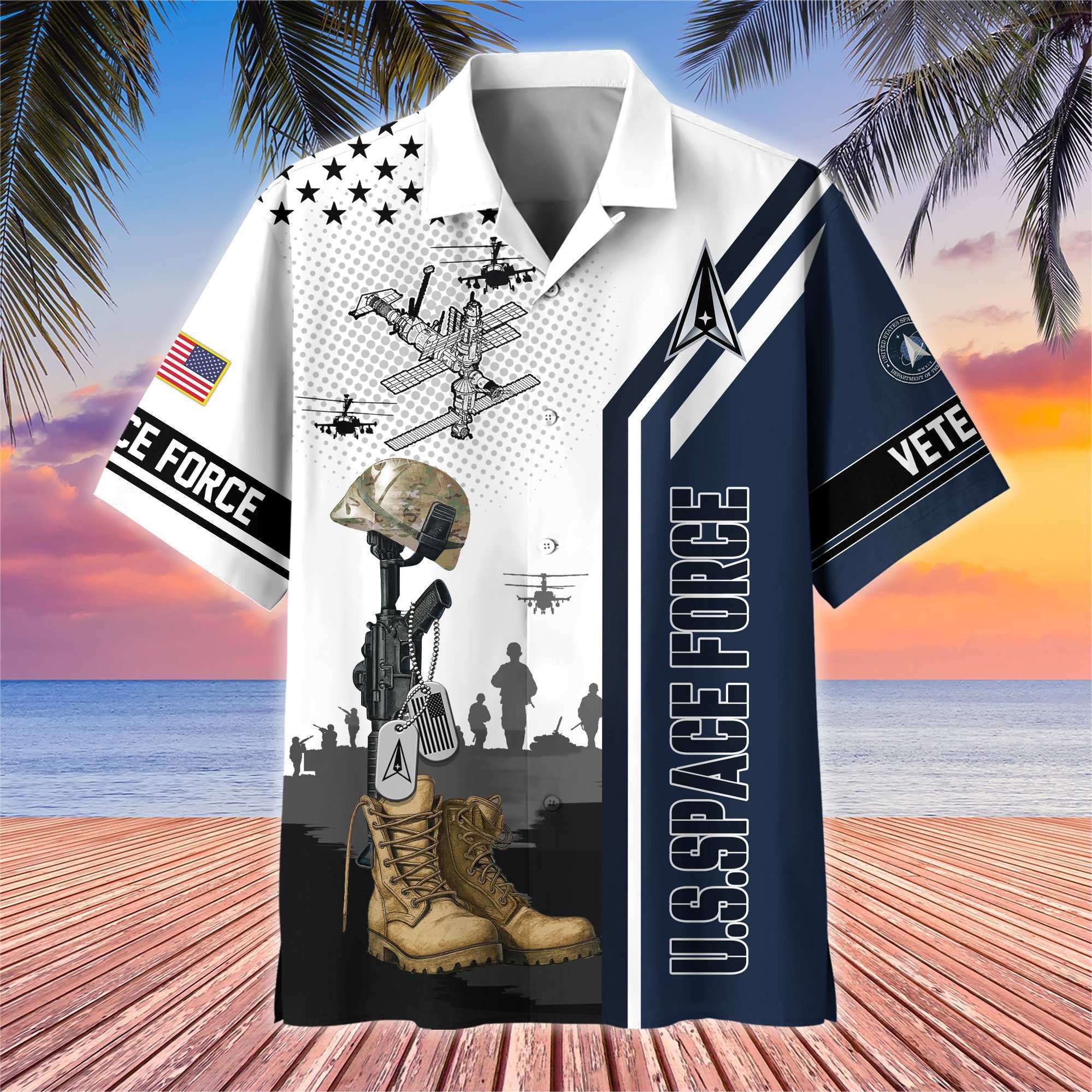 Premium US Veterans Hawaiian Shirt BPHN110711, Gifts For US Veterans, Gifts On Veterans Day.