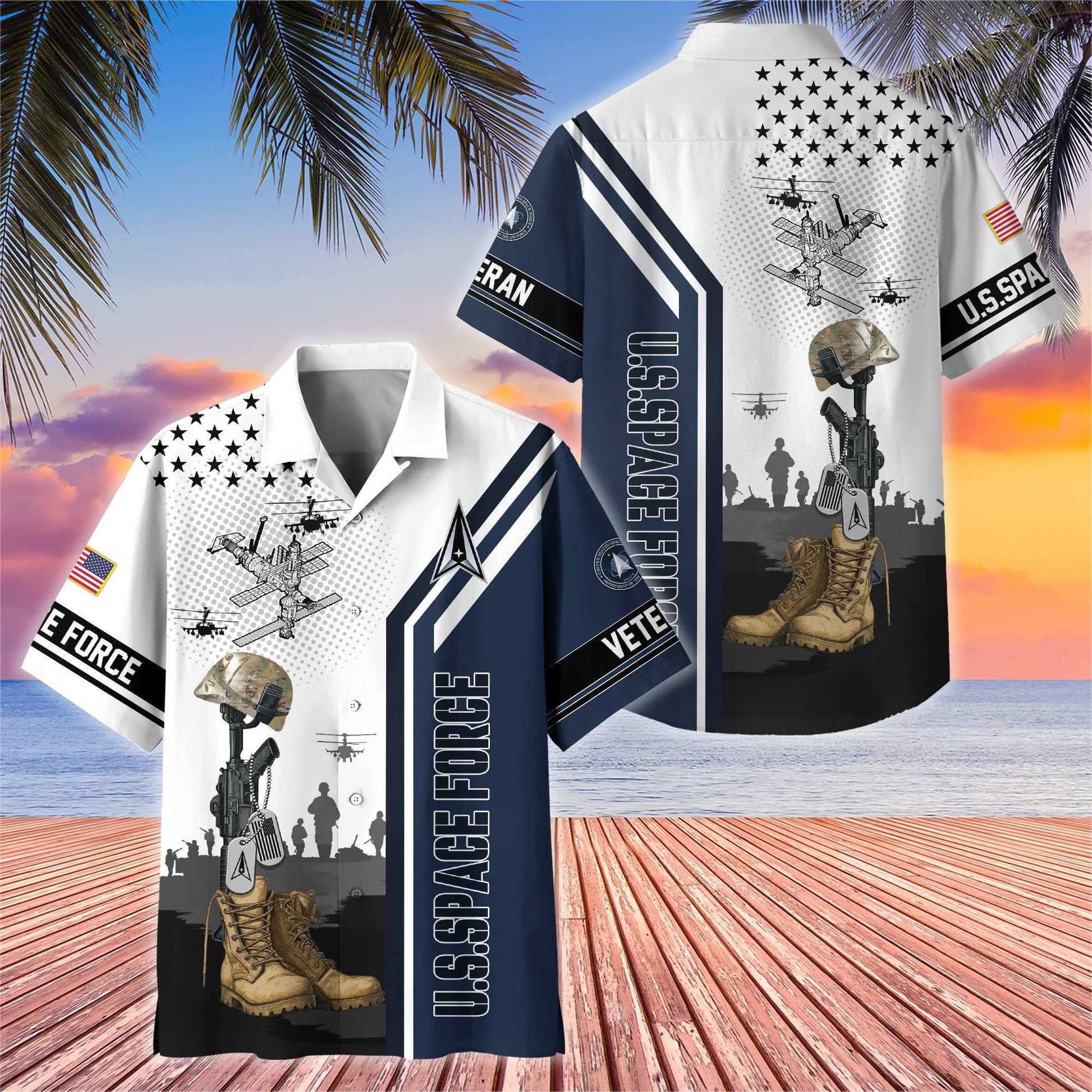 Premium US Veterans Hawaiian Shirt BPHN110711, Gifts For US Veterans, Gifts On Veterans Day.