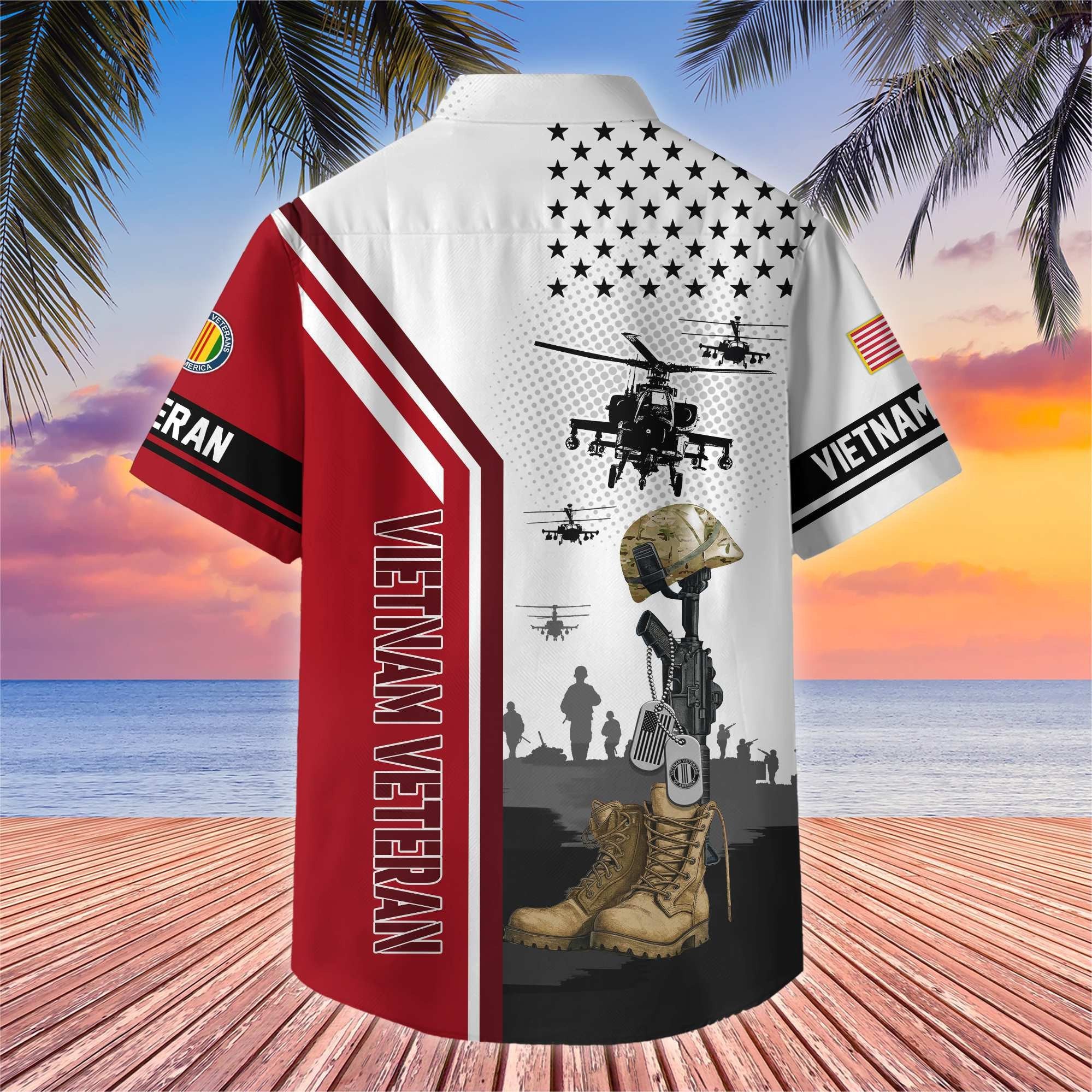 Premium US Veterans Hawaiian Shirt BPHN110711, Gifts For US Veterans, Gifts On Veterans Day.