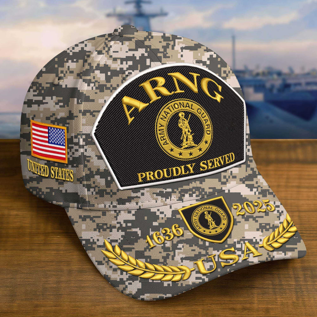Premium Custom Army National Guard Embroidered Hat VPVC308411, Gifts For Army National Guard Veteran, Gifts On Father's Day, Veterans Day.