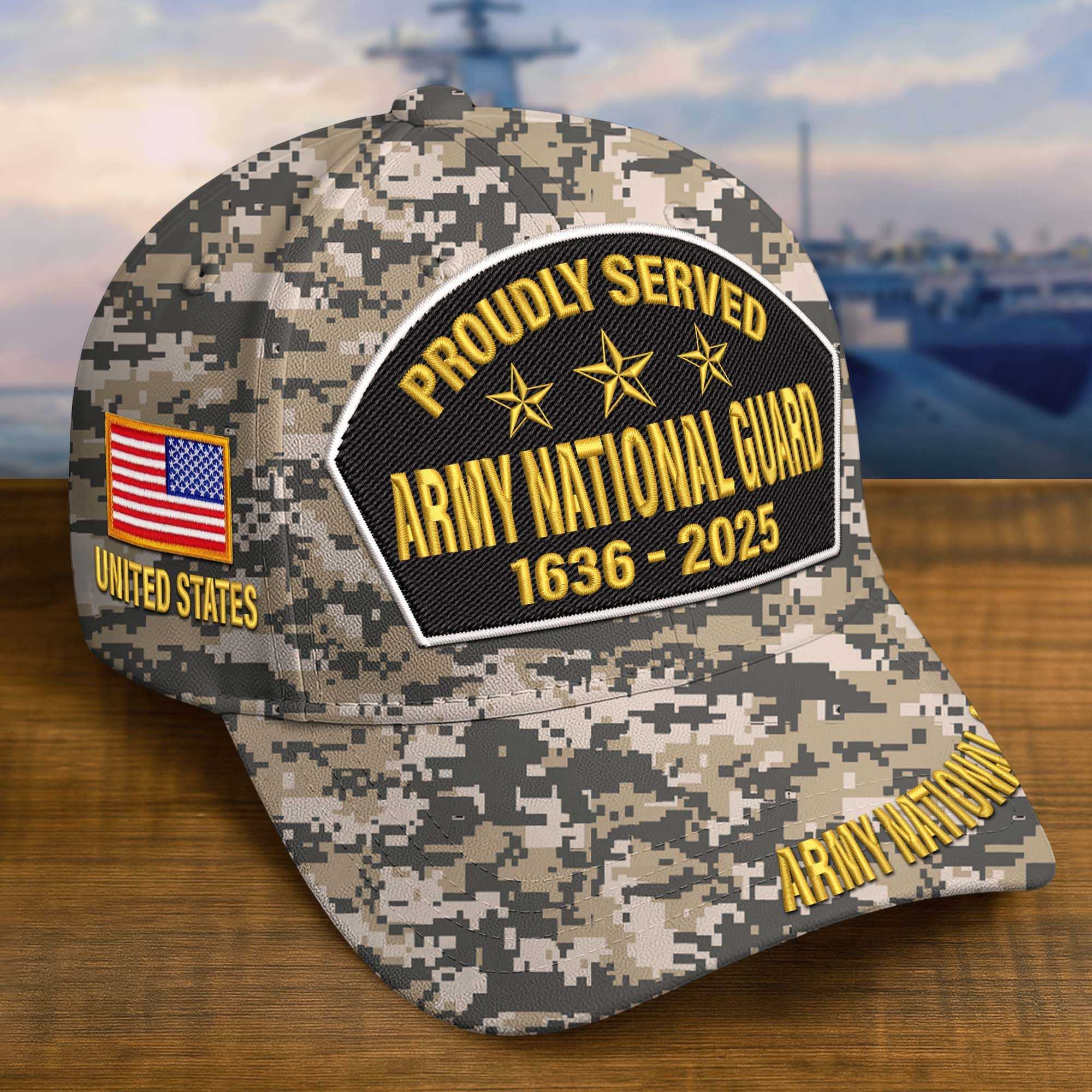 Premium Custom Army National Guard Embroidered Hat VPVC308511, Gifts For Army National Guard Veteran, Gifts On Father's Day, Veterans Day.