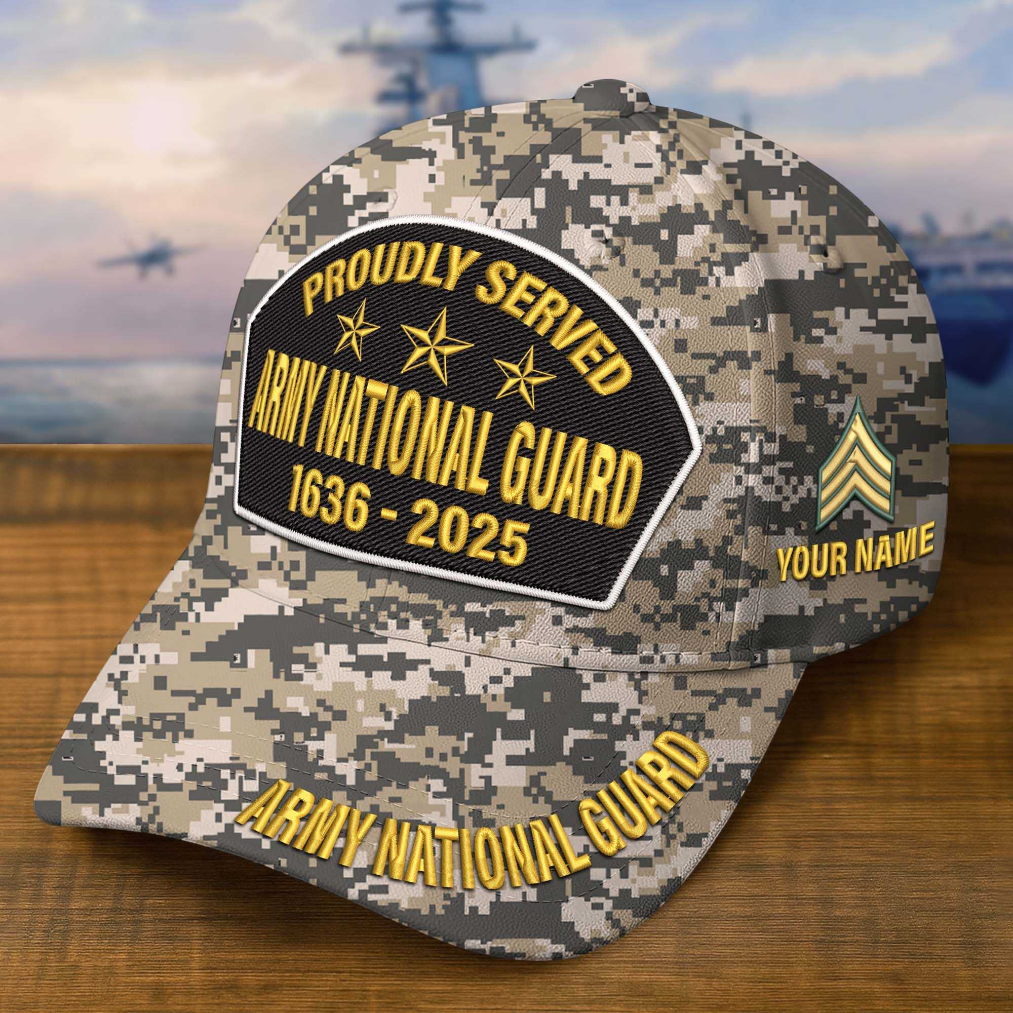 Premium Custom Army National Guard Embroidered Hat VPVC308511, Gifts For Army National Guard Veteran, Gifts On Father's Day, Veterans Day.