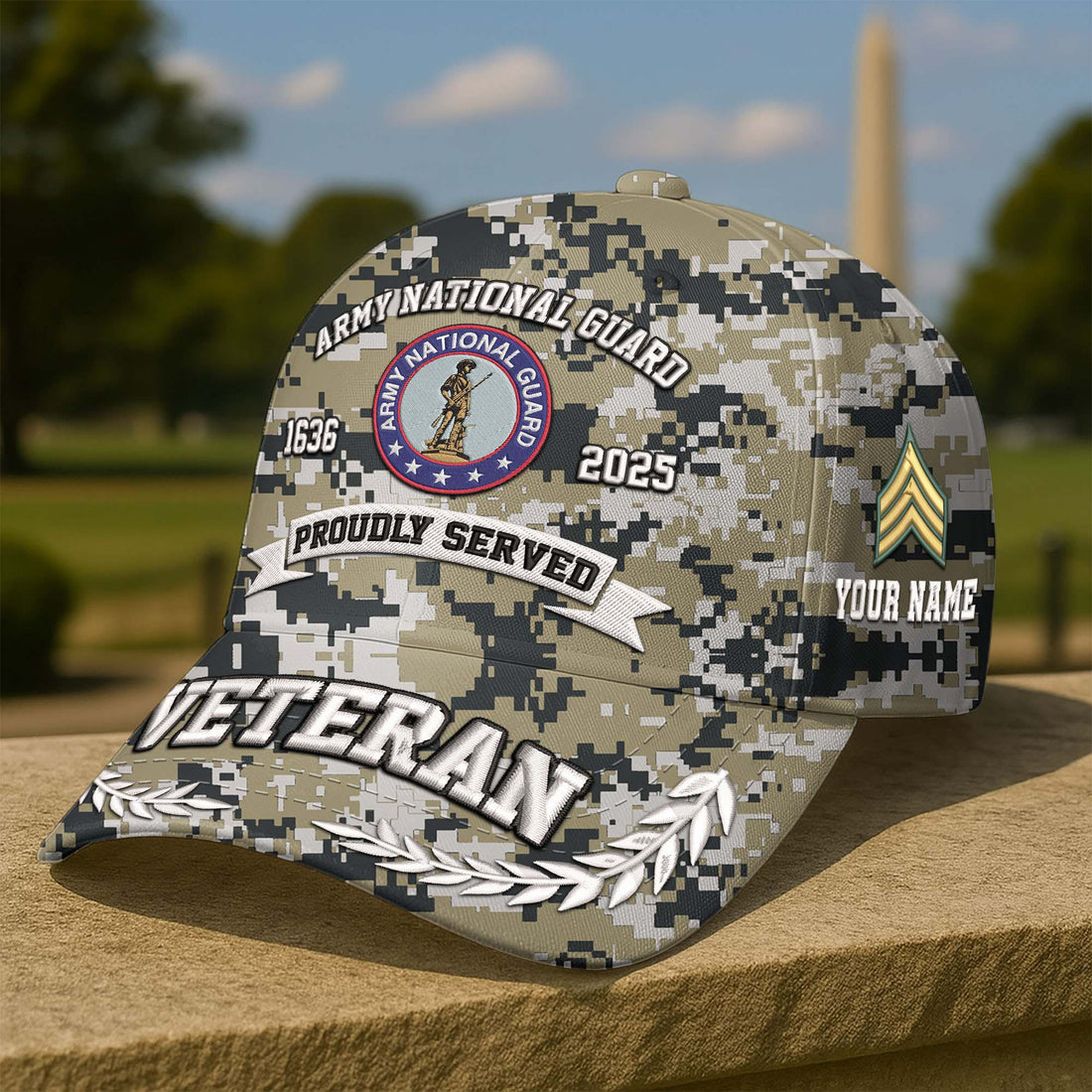 Premium Custom Army National Guard Embroidered Hat VPVC308612, Gifts For Army National Guard Veteran, Gifts On Father's Day, Veterans Day.