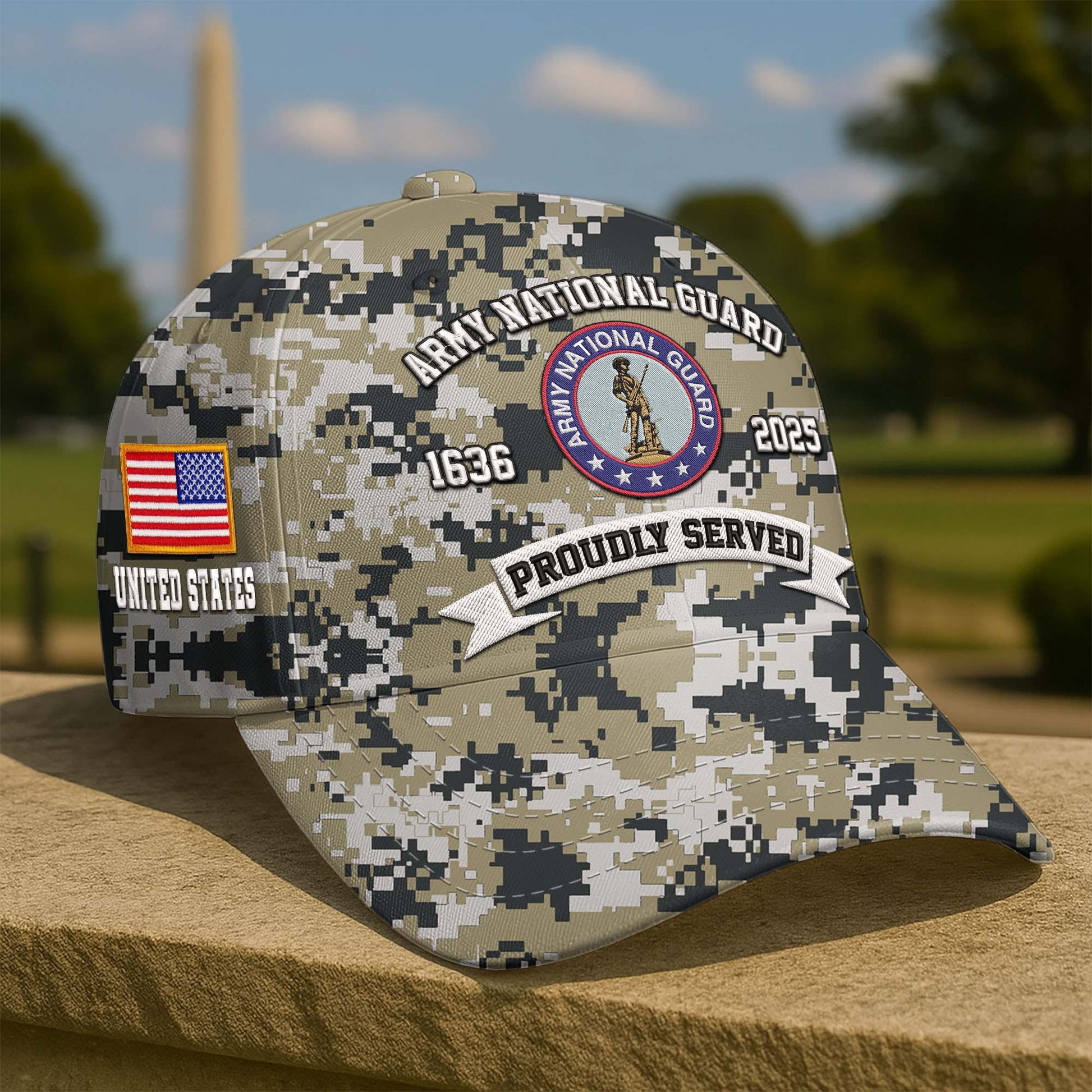 Premium Custom Army National Guard Embroidered Hat VPVC308612, Gifts For Army National Guard Veteran, Gifts On Father's Day, Veterans Day.