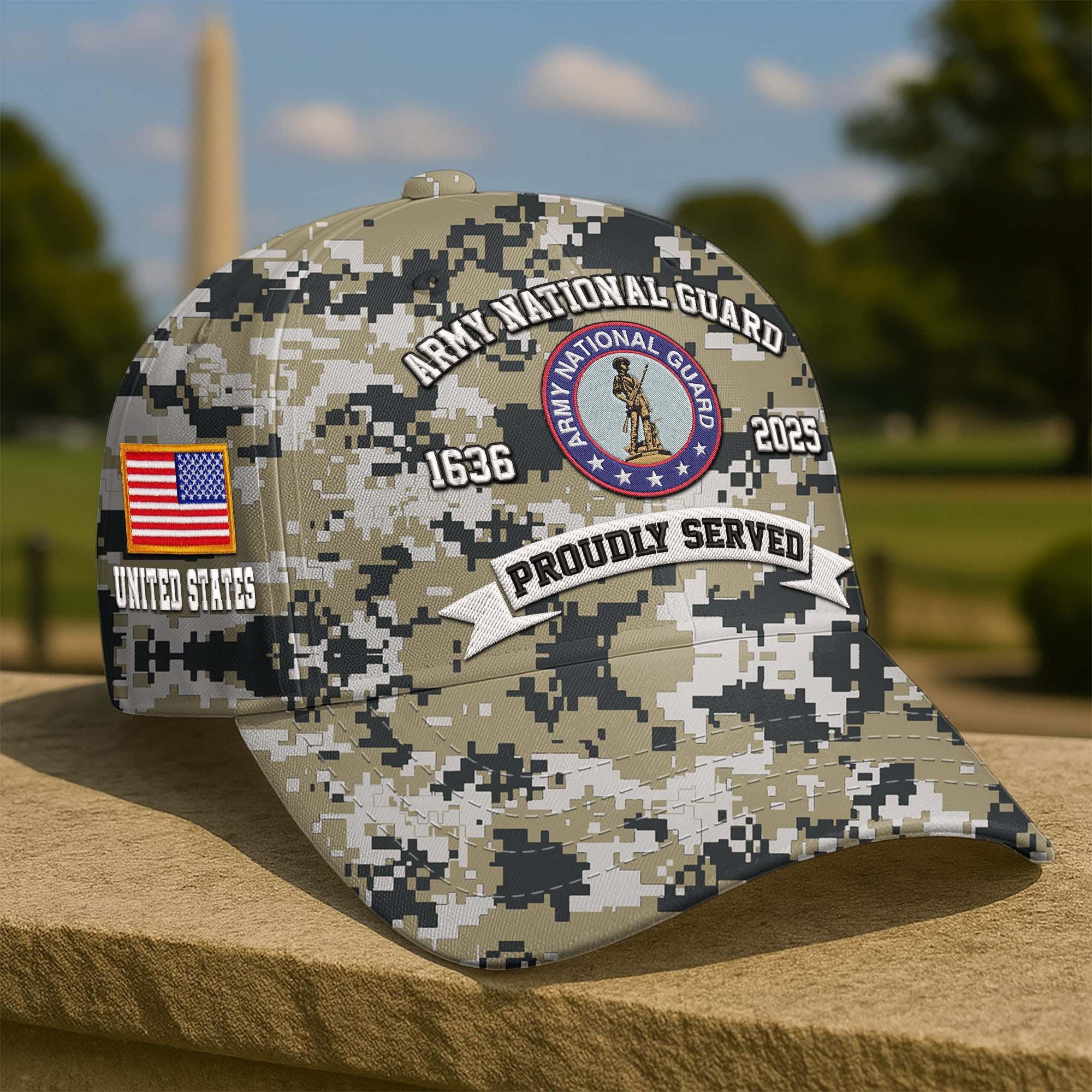 Premium Custom Army National Guard Embroidered Hat VPVC308612, Gifts For Army National Guard Veteran, Gifts On Father's Day, Veterans Day.