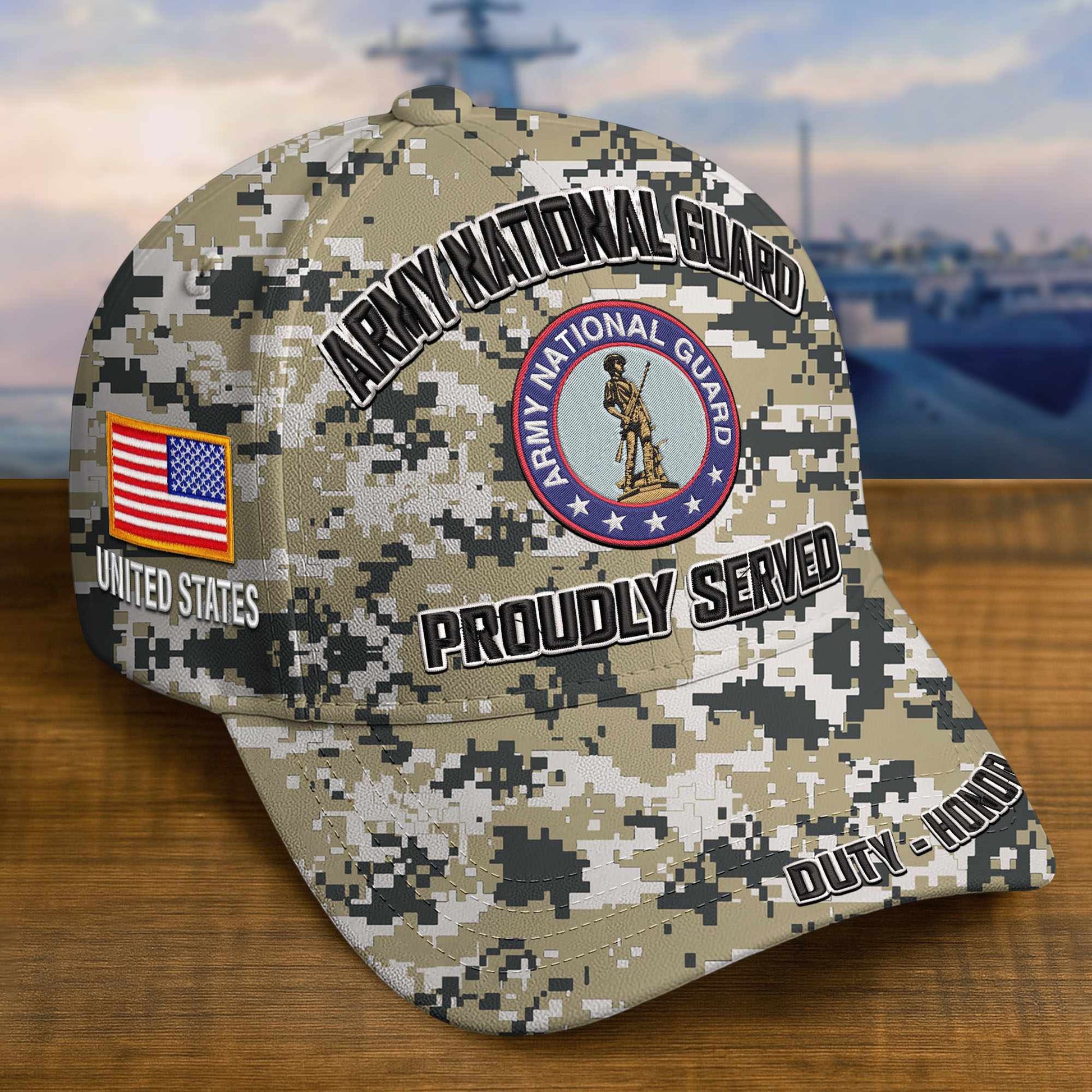 Premium Custom Army National Guard Embroidered Hat VPVC308712, Gifts For Army National Guard Veteran, Gifts On Father's Day, Veterans Day.
