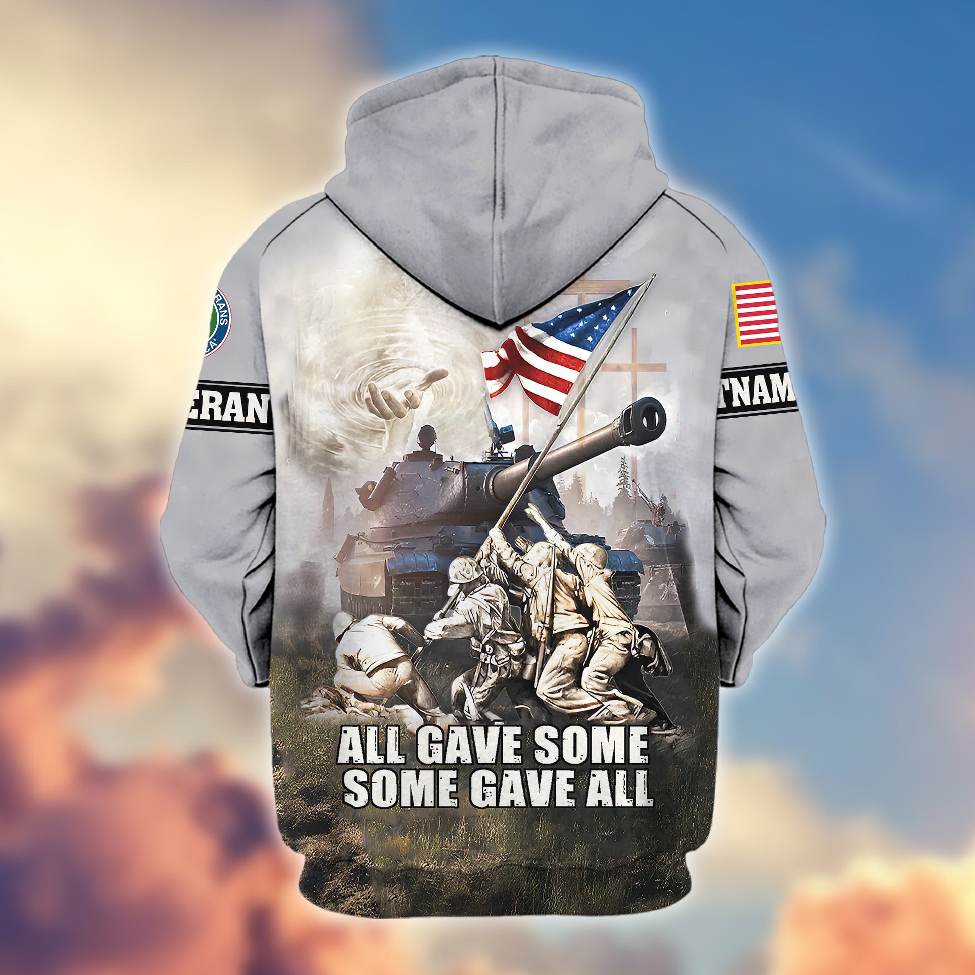 Premium Vietnam Veteran Zip Hoodie VPVC607806, Gifts For Vietnam Veteran, Gifts On Father's Day, Veterans Day.