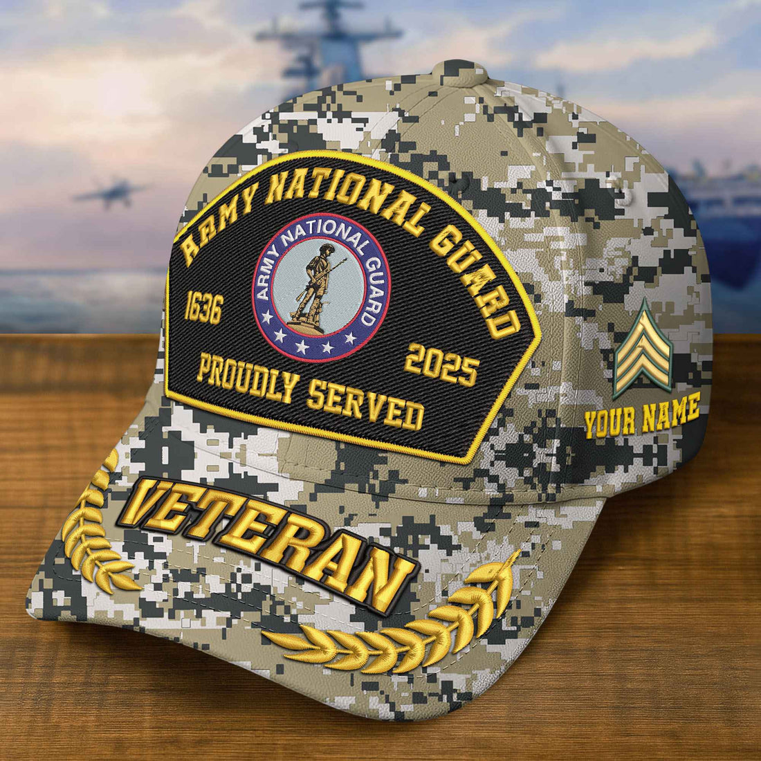 Premium Custom Army National Guard Embroidered Hat VPVC308912, Gifts For Army National Guard Veteran, Gifts On Father's Day, Veterans Day.