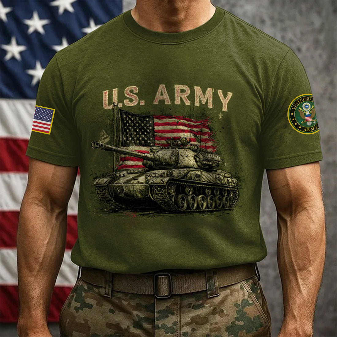 Premium 250th Anniversary Of The Army T-Shirt VPVC930005, Gifts For Army Veteran, Gifts On Father's Day, Veterans Day.
