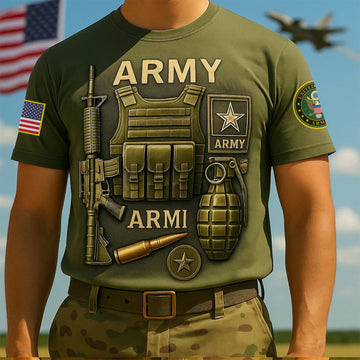 Premium 250th Anniversary Of The Army T-Shirt VPVC930015, Gifts For Army Veteran, Gifts On Father's Day, Veterans Day.
