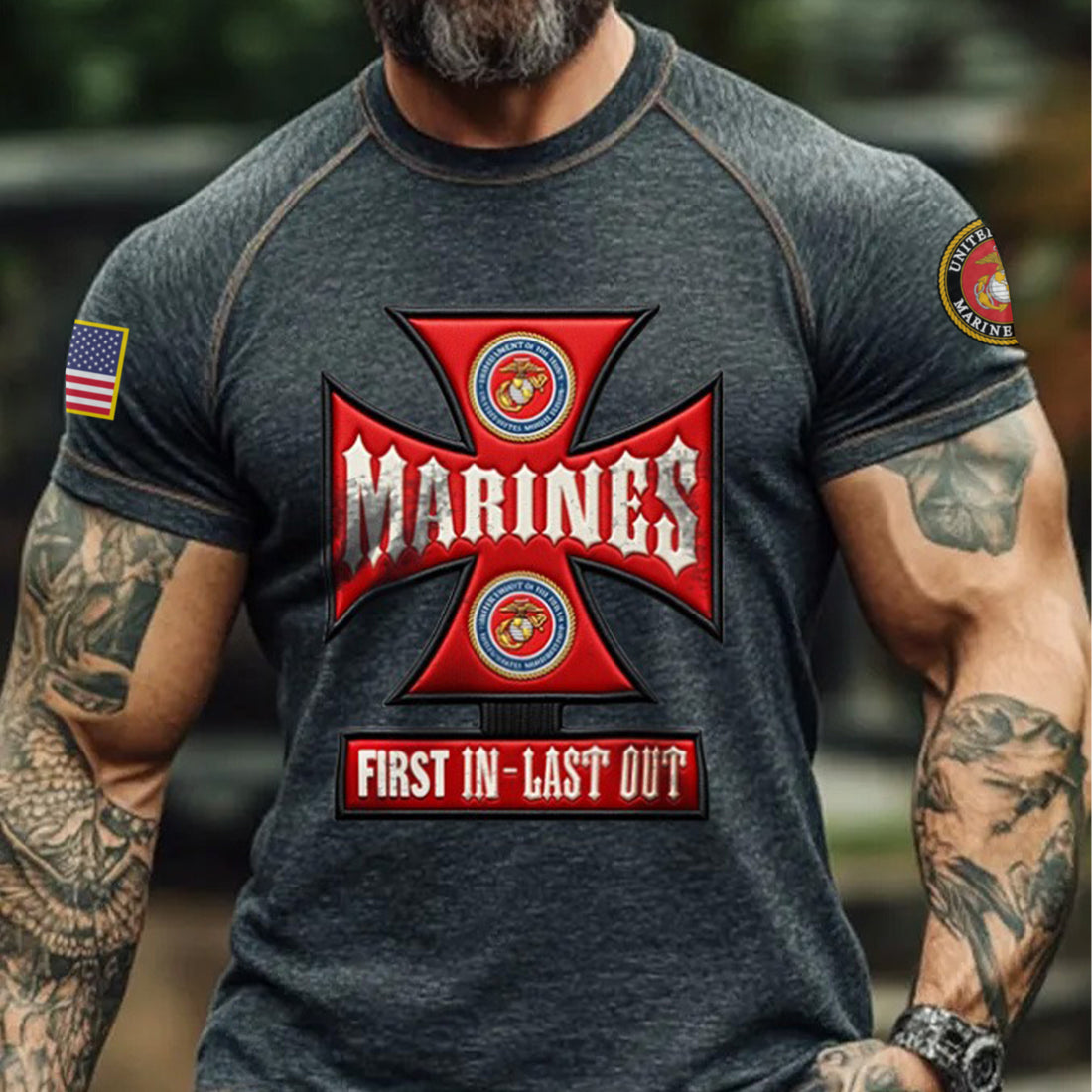 Premium USMC T-Shirt VPVC930057, 250th Anniversary Marine Corps Shirt, Gifts For Marine Veteran, Gifts On Father's Day, Veterans Day.