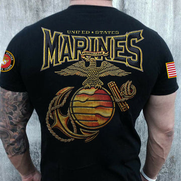 Premium USMC T-Shirt VPVC930058, 250th Anniversary Marine Corps Shirt, Gifts For Marine Veteran, Gifts On Father's Day, Veterans Day.