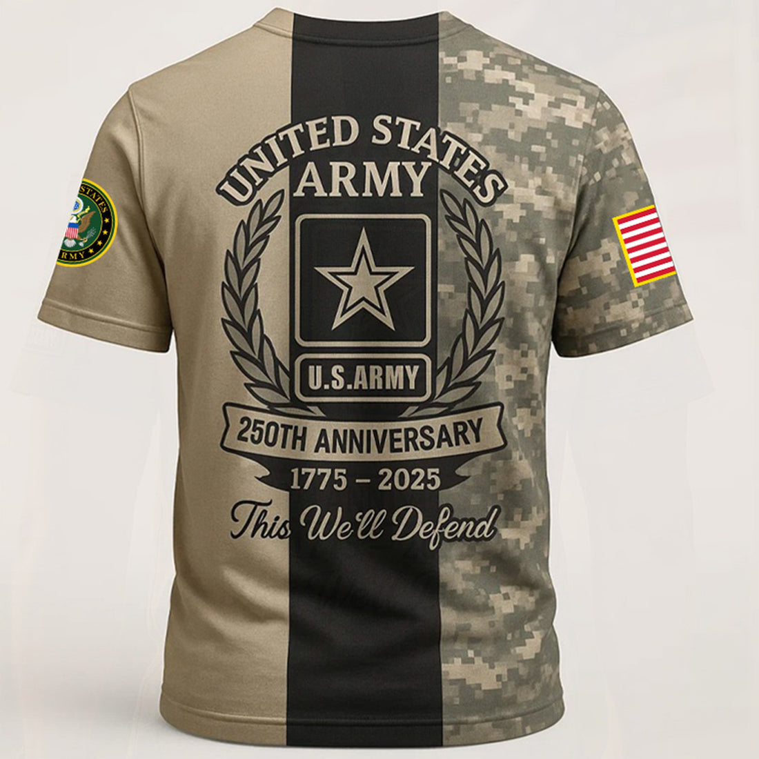 Premium 250th Anniversary Of The Army T-Shirt VPVC930090, Gifts For Army Veteran, Gifts On Father's Day, Veterans Day.