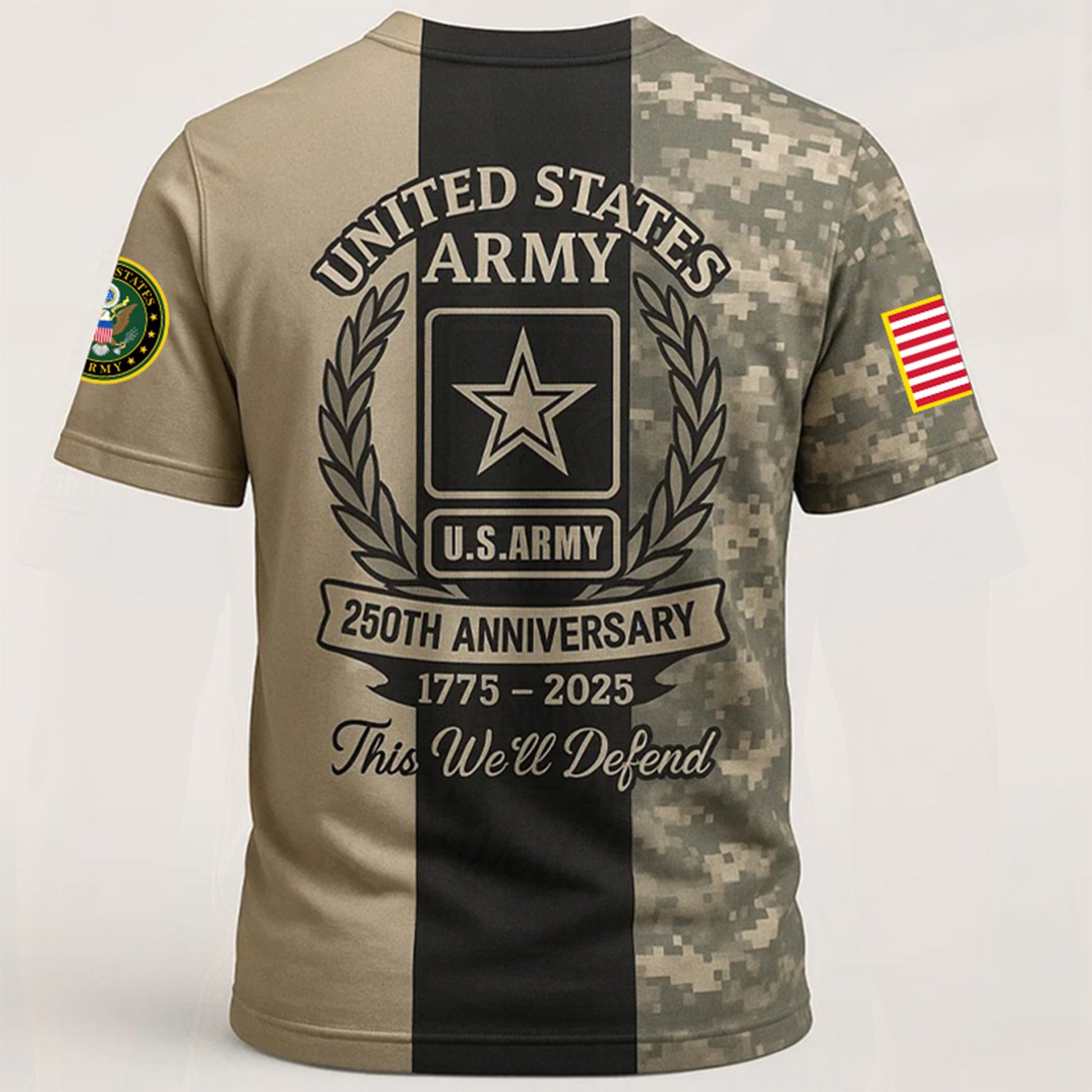 Premium 250th Anniversary Of The Army T-Shirt VPVC930090, Gifts For Army Veteran, Gifts On Father's Day, Veterans Day.