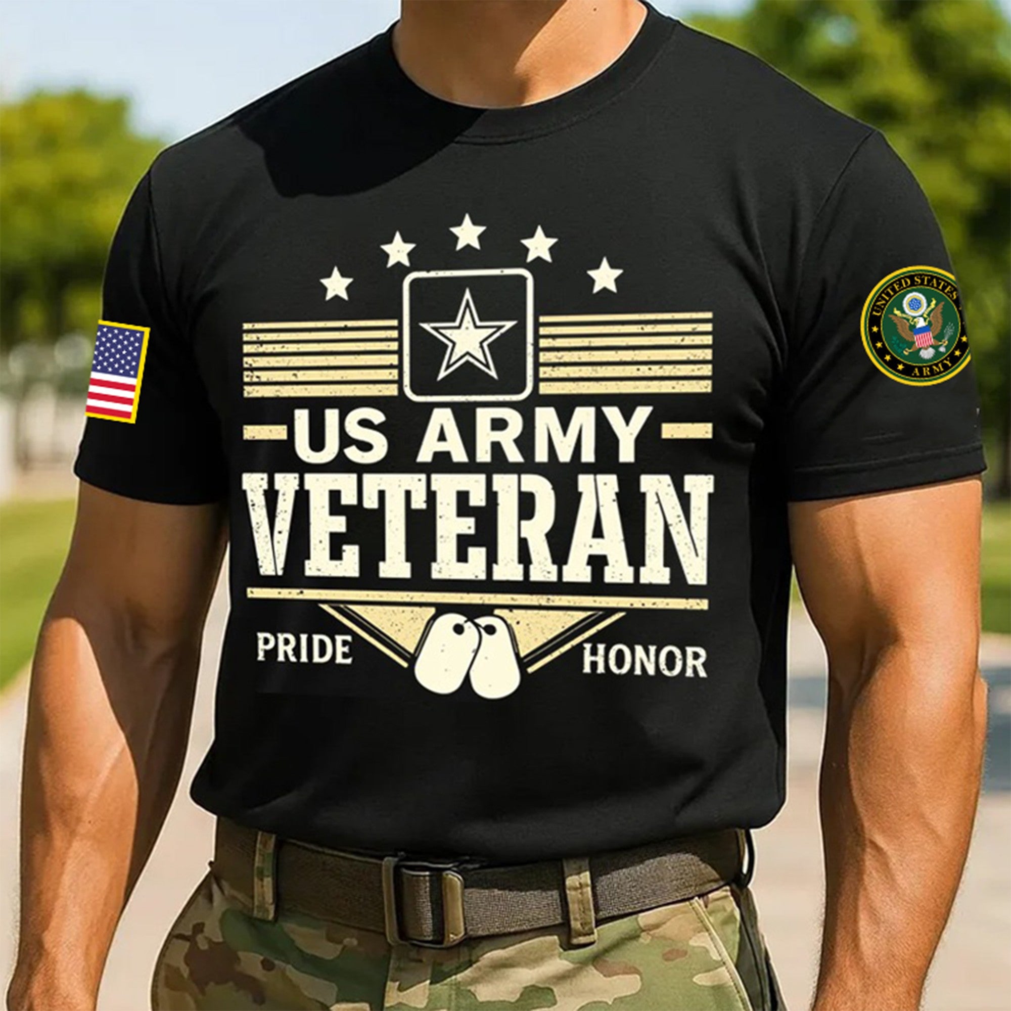 Premium 250th Anniversary Of The Army T-Shirt VPVC930095, Gifts For Army Veteran, Gifts On Father's Day, Veterans Day.