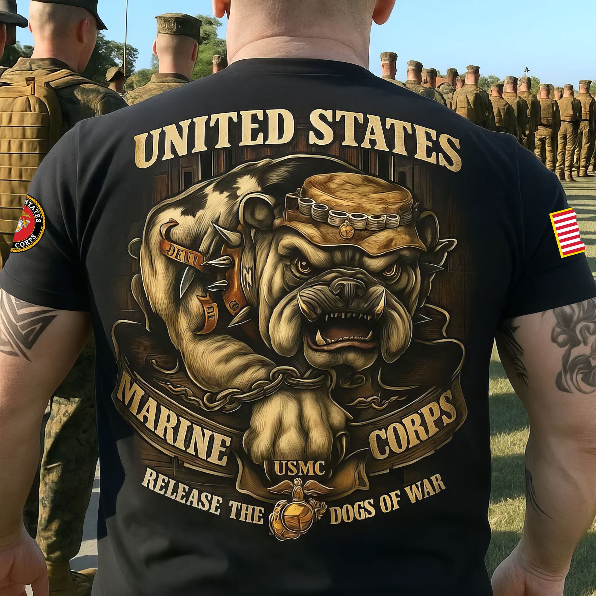Premium USMC T-Shirt VPVC930133, 250th Anniversary Marine Corps Shirt, Gifts For Marine Veteran, Gifts On Father's Day, Veterans Day.