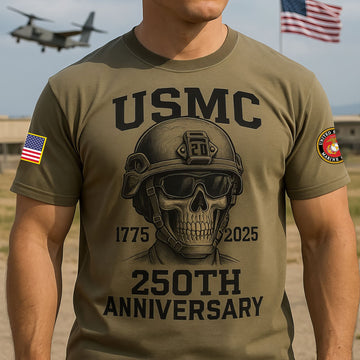 Premium USMC T-Shirt VPVC930134, 250th Anniversary Marine Corps Shirt, Gifts For Marine Veteran, Gifts On Father's Day, Veterans Day.