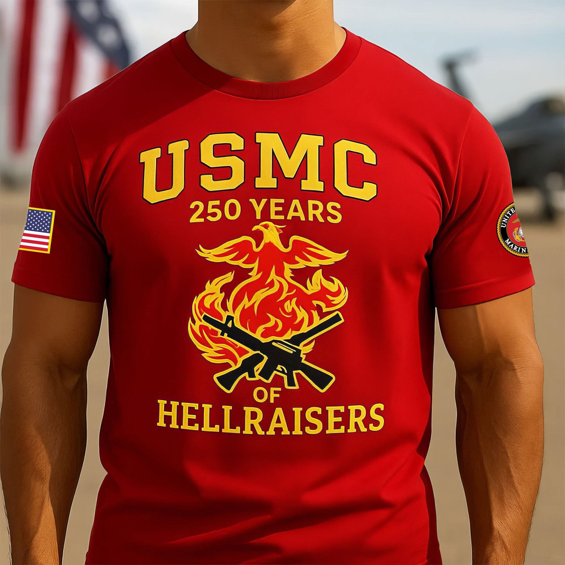 Premium USMC T-Shirt VPVC930135, 250th Anniversary Marine Corps Shirt, Gifts For Marine Veteran, Gifts On Father's Day, Veterans Day.