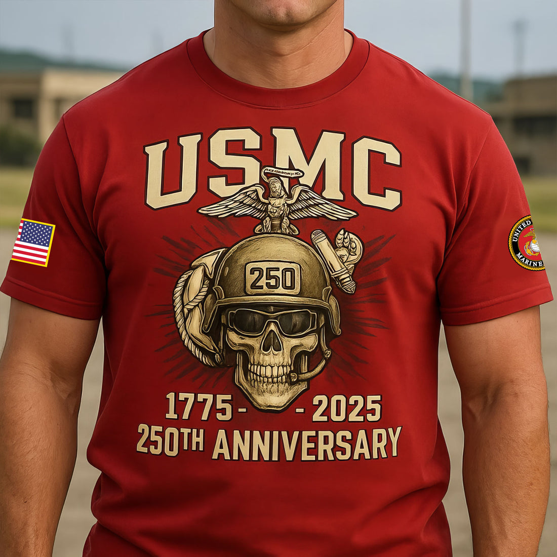 Premium USMC T-Shirt VPVC930136, 250th Anniversary Marine Corps Shirt, Gifts For Marine Veteran, Gifts On Father's Day, Veterans Day.