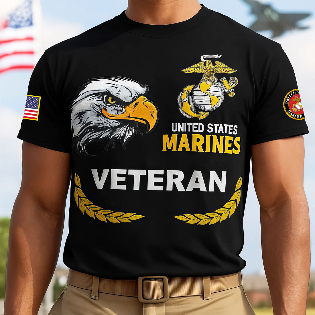 Premium USMC T-Shirt VPVC930141, 250th Anniversary Marine Corps Shirt, Gifts For Marine Veteran, Gifts On Father's Day, Veterans Day.