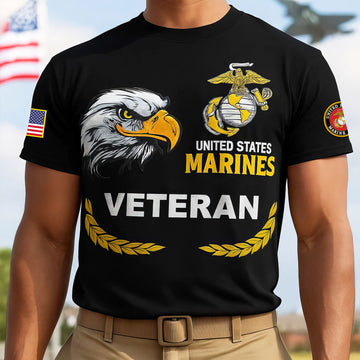 Premium USMC T-Shirt VPVC930141, 250th Anniversary Marine Corps Shirt, Gifts For Marine Veteran, Gifts On Father's Day, Veterans Day.