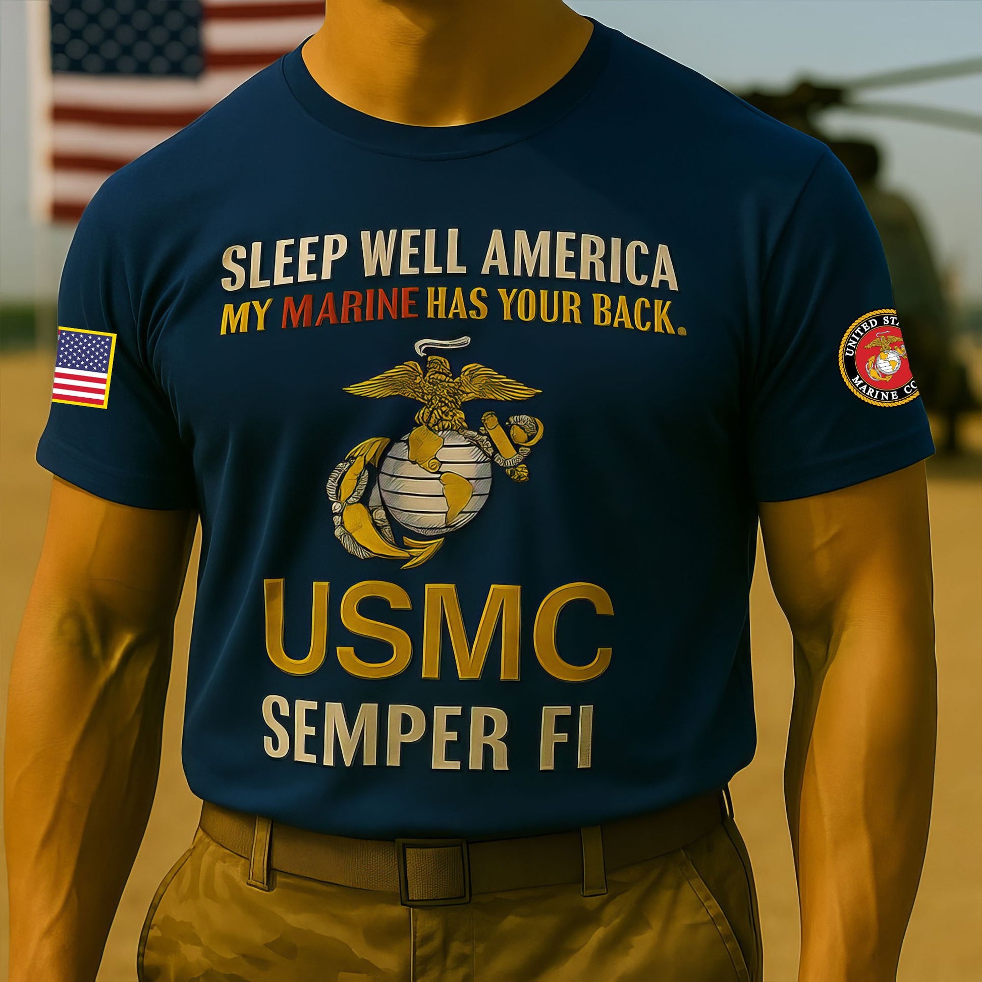 Premium USMC T-Shirt VPVC930144, 250th Anniversary Marine Corps Shirt, Gifts For Marine Veteran, Gifts On Father's Day, Veterans Day.