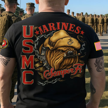 Premium USMC T-Shirt VPVC930145, 250th Anniversary Marine Corps Shirt, Gifts For Marine Veteran, Gifts On Father's Day, Veterans Day.