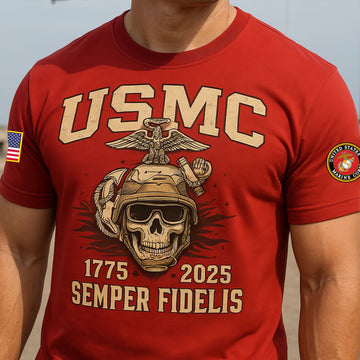 Premium USMC T-Shirt VPVC930146, 250th Anniversary Marine Corps Shirt, Gifts For Marine Veteran, Gifts On Father's Day, Veterans Day.