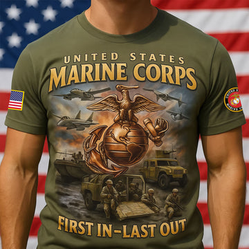 Premium USMC T-Shirt VPVC930148, 250th Anniversary Marine Corps Shirt, Gifts For Marine Veteran, Gifts On Father's Day, Veterans Day.