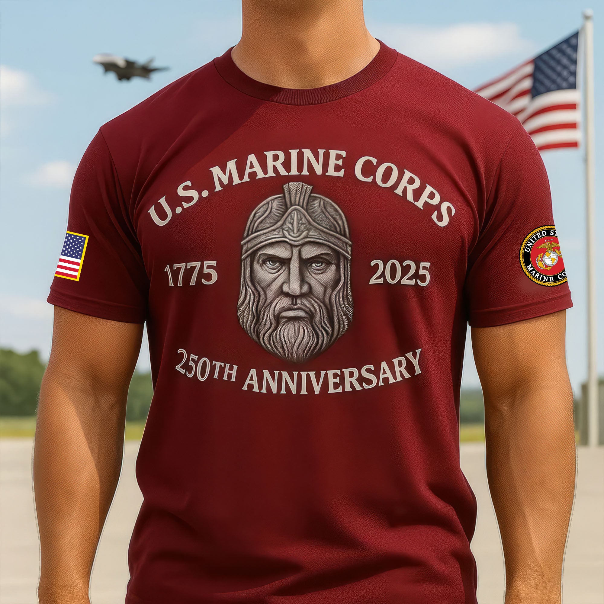 Premium USMC T-Shirt VPVC930151, 250th Anniversary Marine Corps Shirt, Gifts For Marine Veteran, Gifts On Father's Day, Veterans Day.