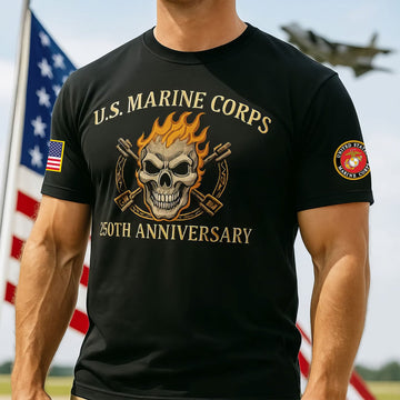 Premium USMC T-Shirt VPVC930160, 250th Anniversary Marine Corps Shirt, Gifts For Marine Veteran, Gifts On Father's Day, Veterans Day.