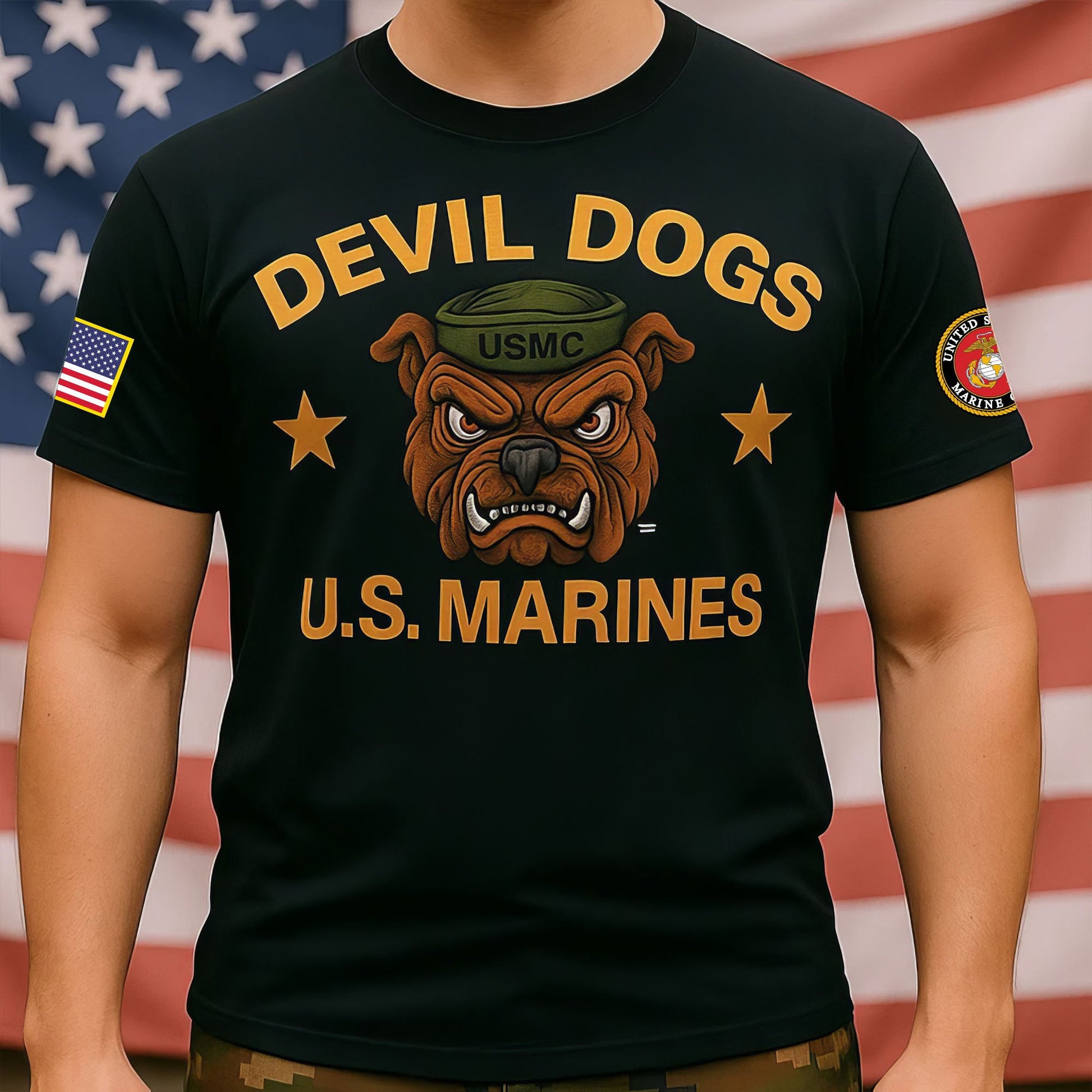 Premium USMC T-Shirt VPVC930163, 250th Anniversary Marine Corps Shirt, Gifts For Marine Veteran, Gifts On Father's Day, Veterans Day.