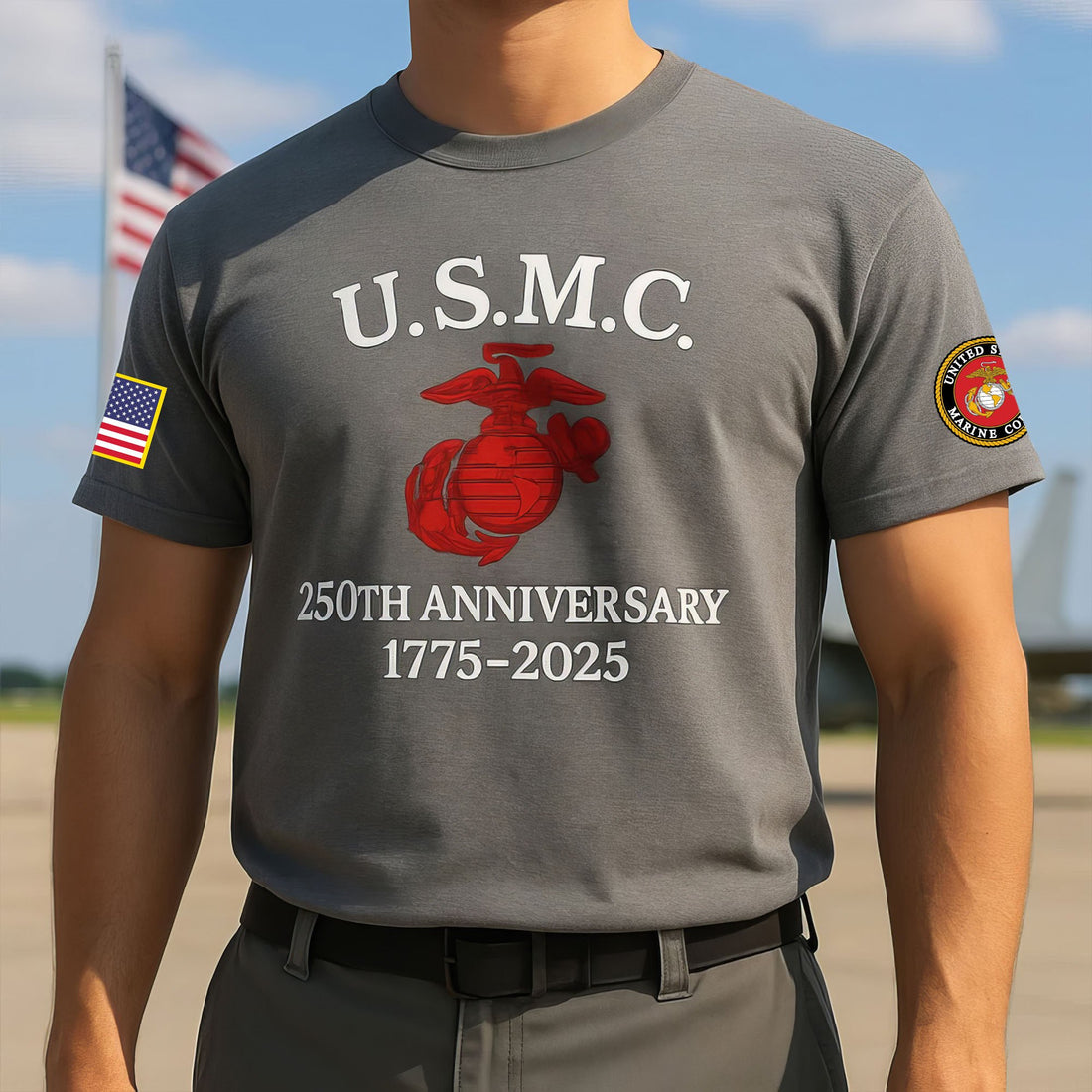 Premium USMC T-Shirt VPVC930165, 250th Anniversary Marine Corps Shirt, Gifts For Marine Veteran, Gifts On Father's Day, Veterans Day.