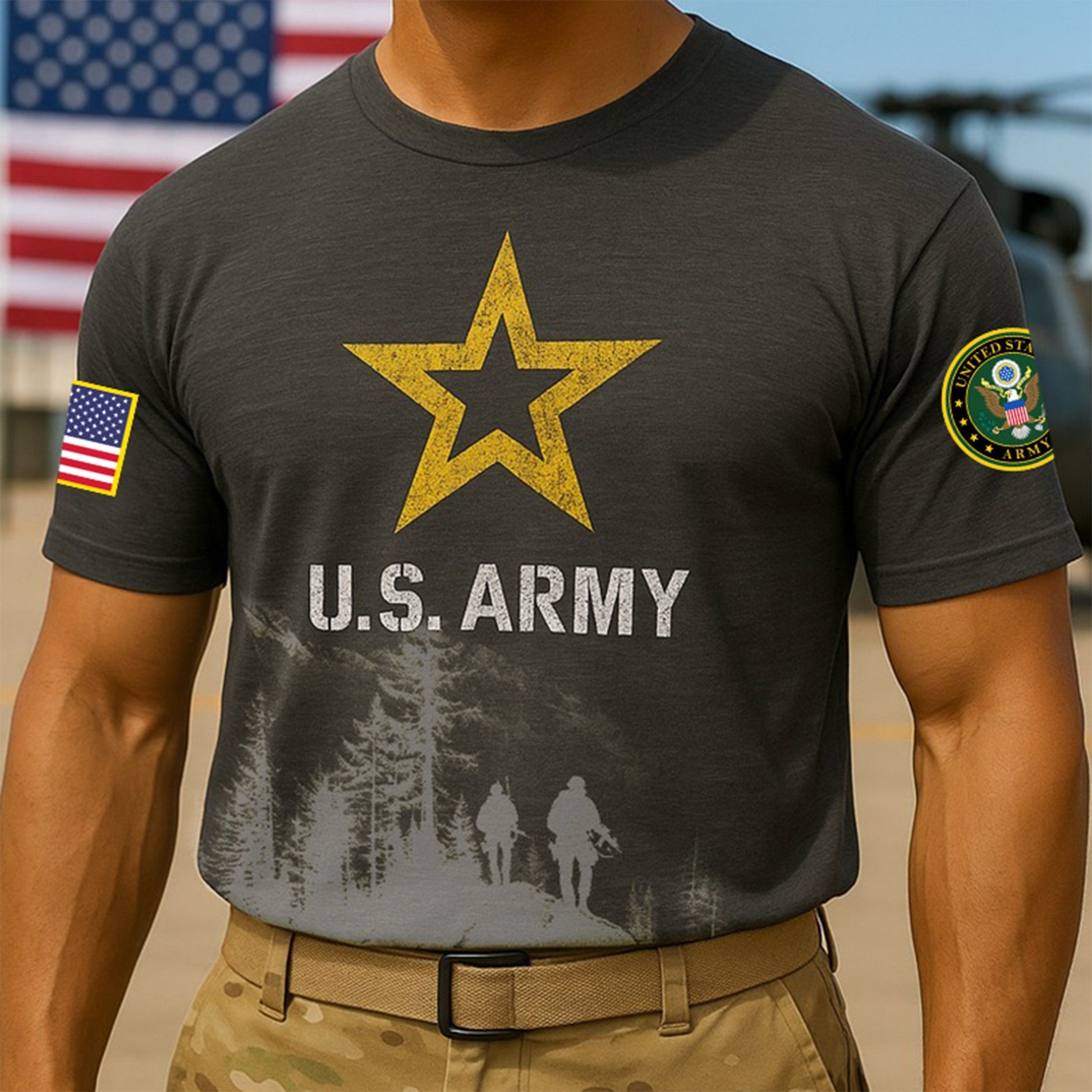 Premium 250th Anniversary Of The Army T-Shirt VPVC930181, Gifts For Army Veteran, Gifts On Father's Day, Veterans Day.