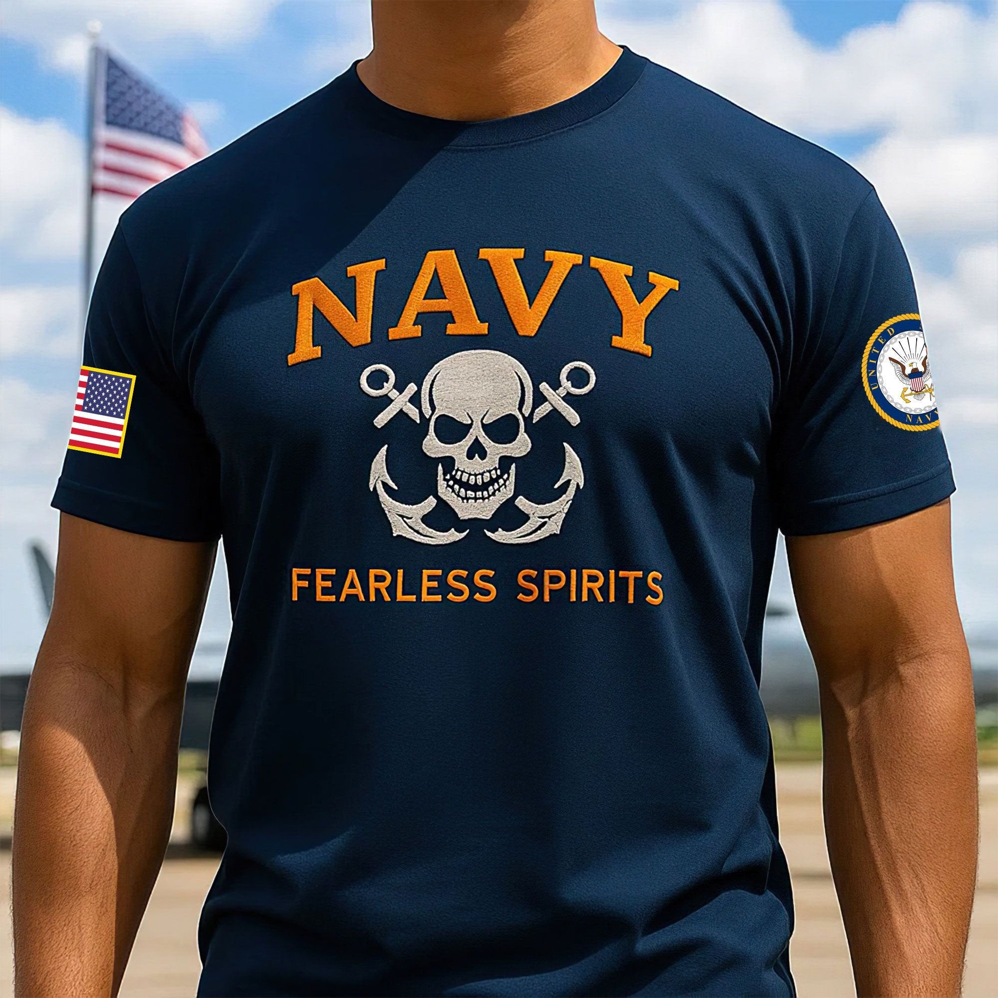 Premium US Navy T-Shirt VPVC930202, 250th Anniversary Navy Shirt, Gifts For Navy Veteran, Gifts On Father's Day, Veterans Day.