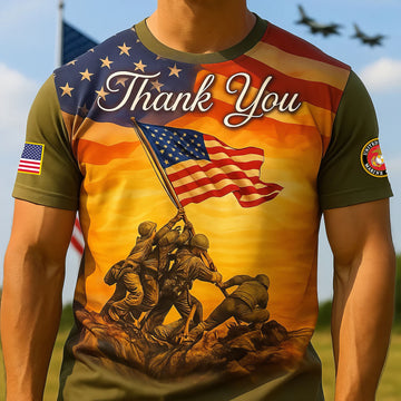 Premium USMC T-Shirt VPVC930221, 250th Anniversary Marine Corps Shirt, Gifts For Marine Veteran, Gifts On Father's Day, Veterans Day.