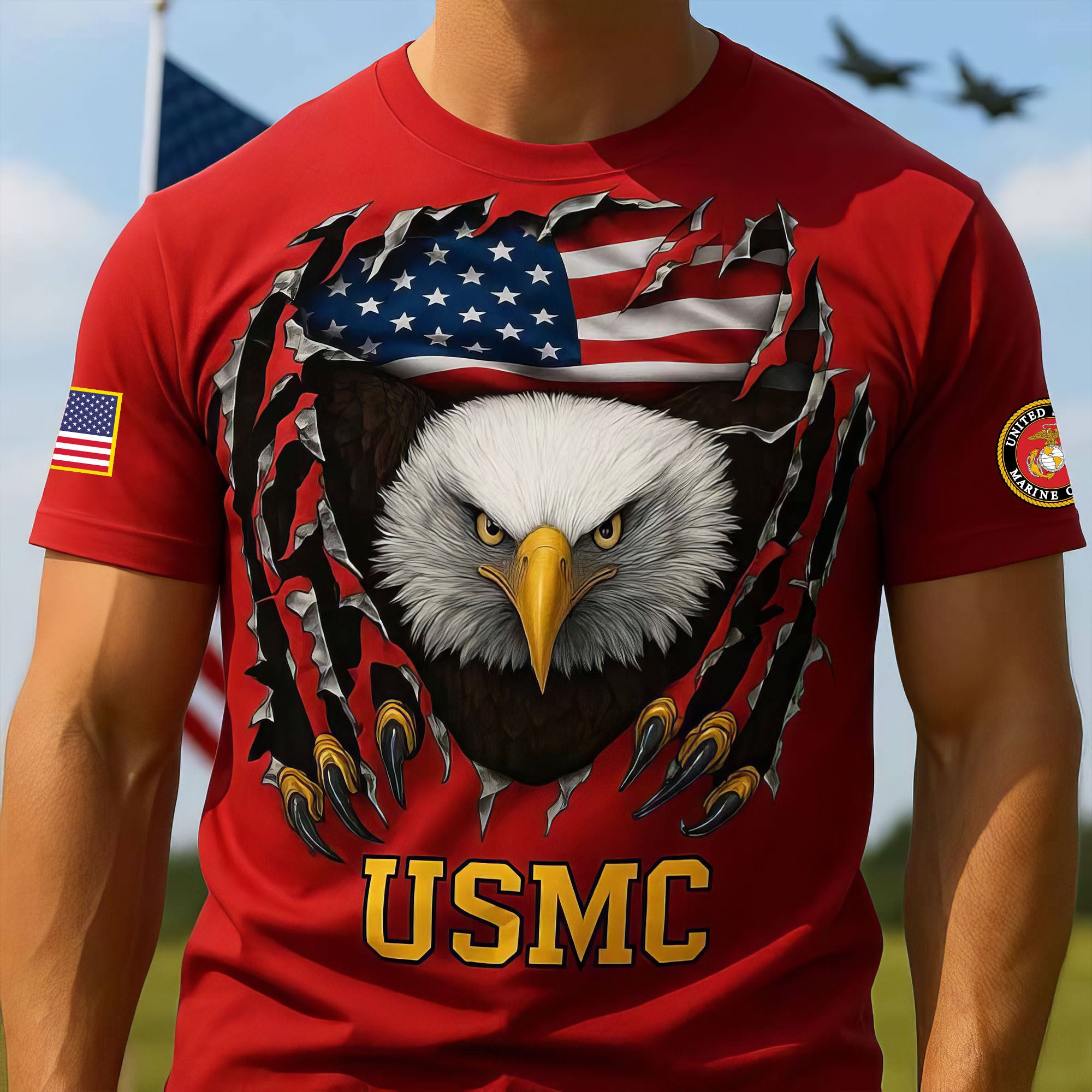 Premium USMC T-Shirt VPVC930222, 250th Anniversary Marine Corps Shirt, Gifts For Marine Veteran, Gifts On Father's Day, Veterans Day.