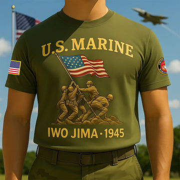 Premium USMC T-Shirt VPVC930238, 250th Anniversary Marine Corps Shirt, Gifts For Marine Veteran, Gifts On Father's Day, Veterans Day.