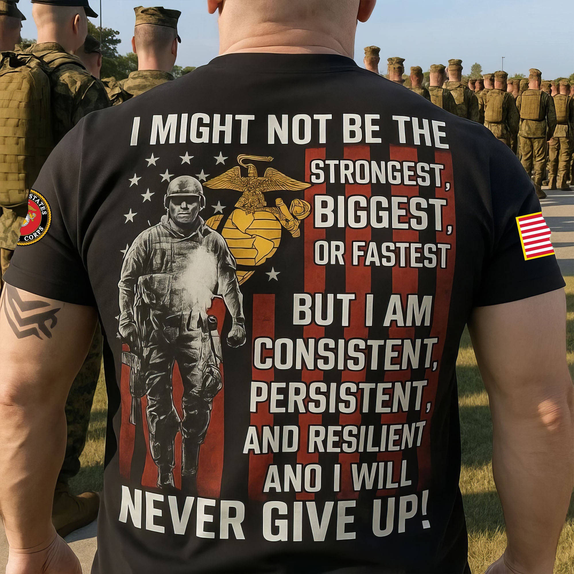 Premium USMC T-Shirt VPVC930248, 250th Anniversary Marine Corps Shirt, Gifts For Marine Veteran, Gifts On Father's Day, Veterans Day.