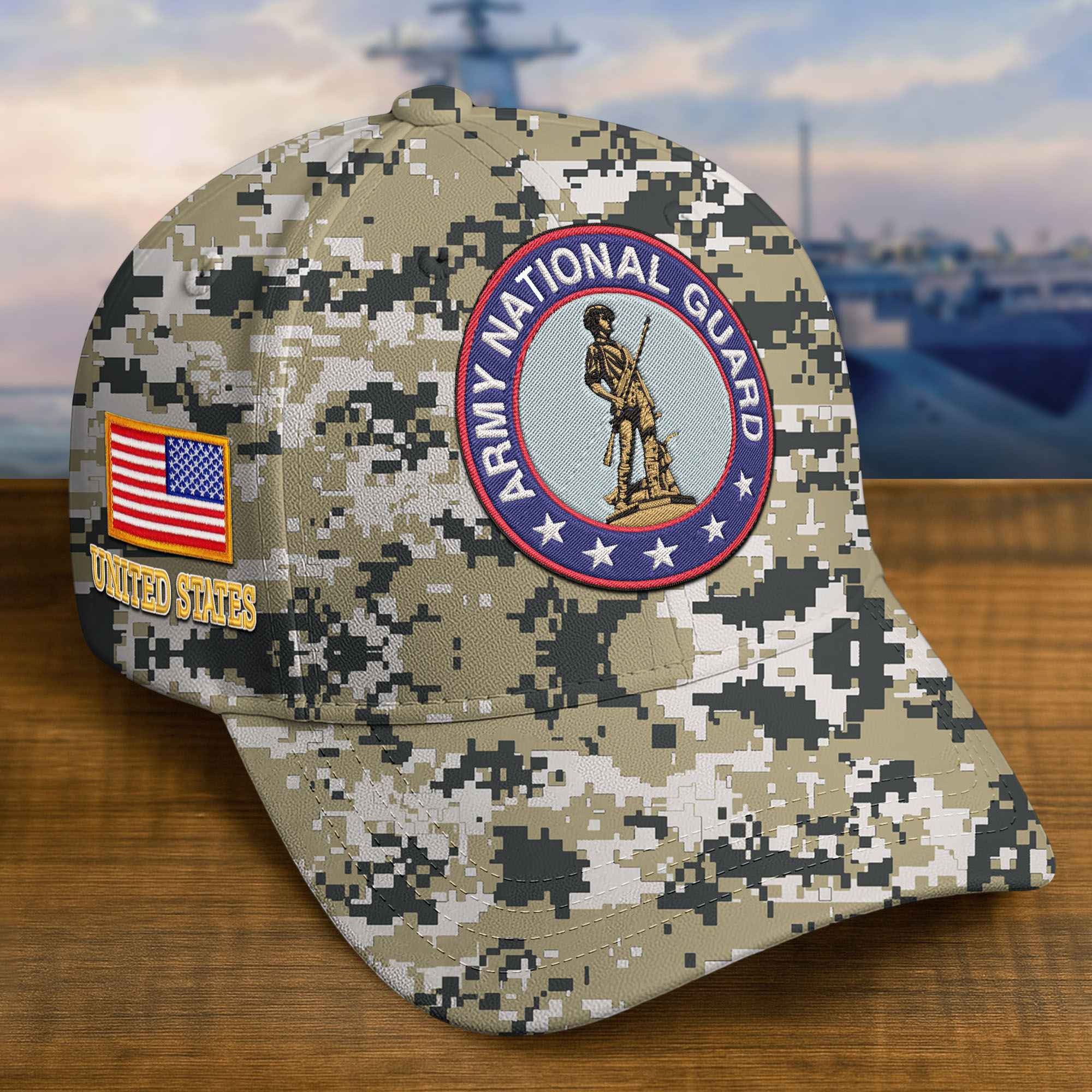 Premium Custom Army National Guard Embroidered Hat VPVC309312, Gifts For Army National Guard Veteran, Gifts On Father's Day, Veterans Day.