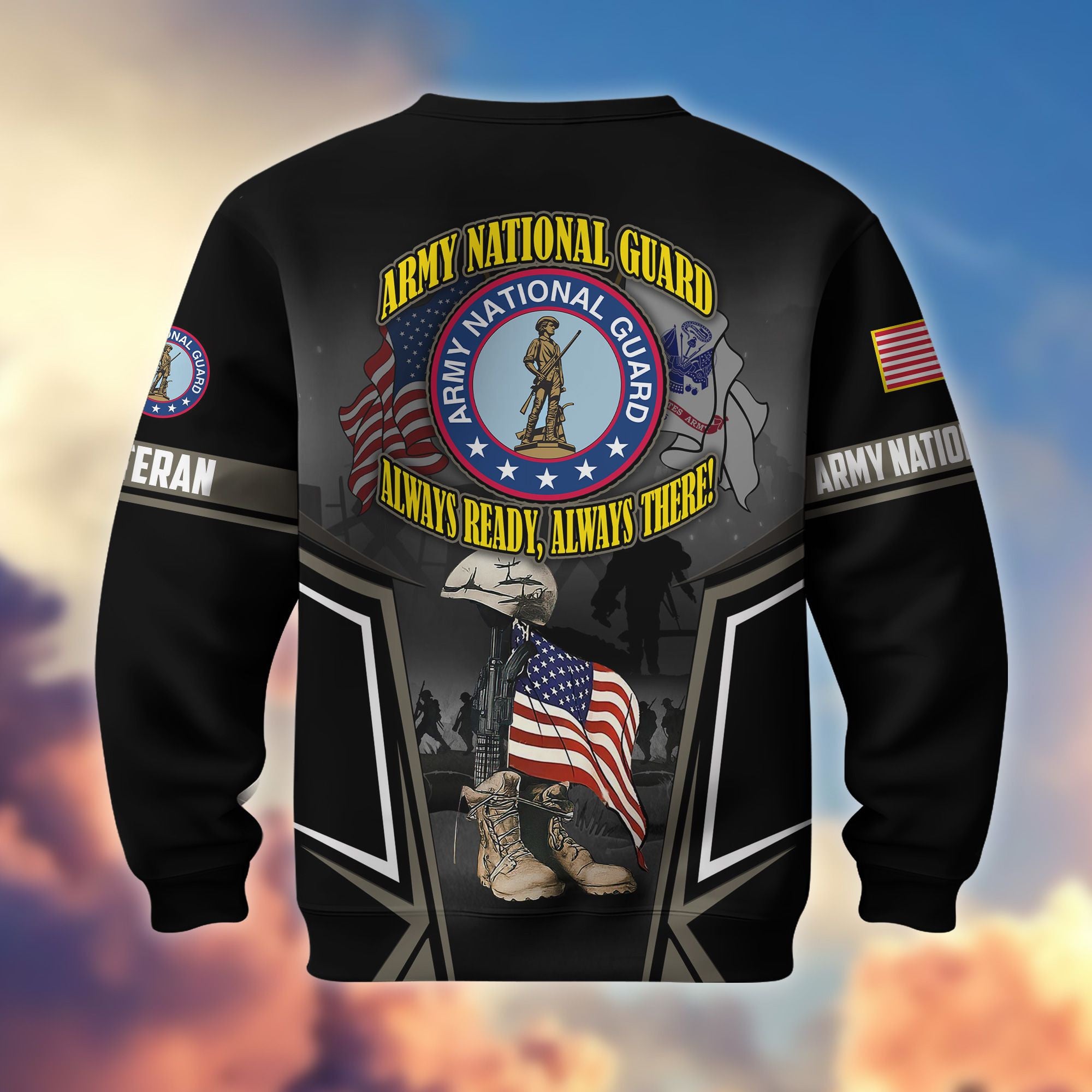 Premium US Veterans Sweatshirt ATTN310721, Gifts For US Veterans, Gifts On Father's Day, Veterans Day.