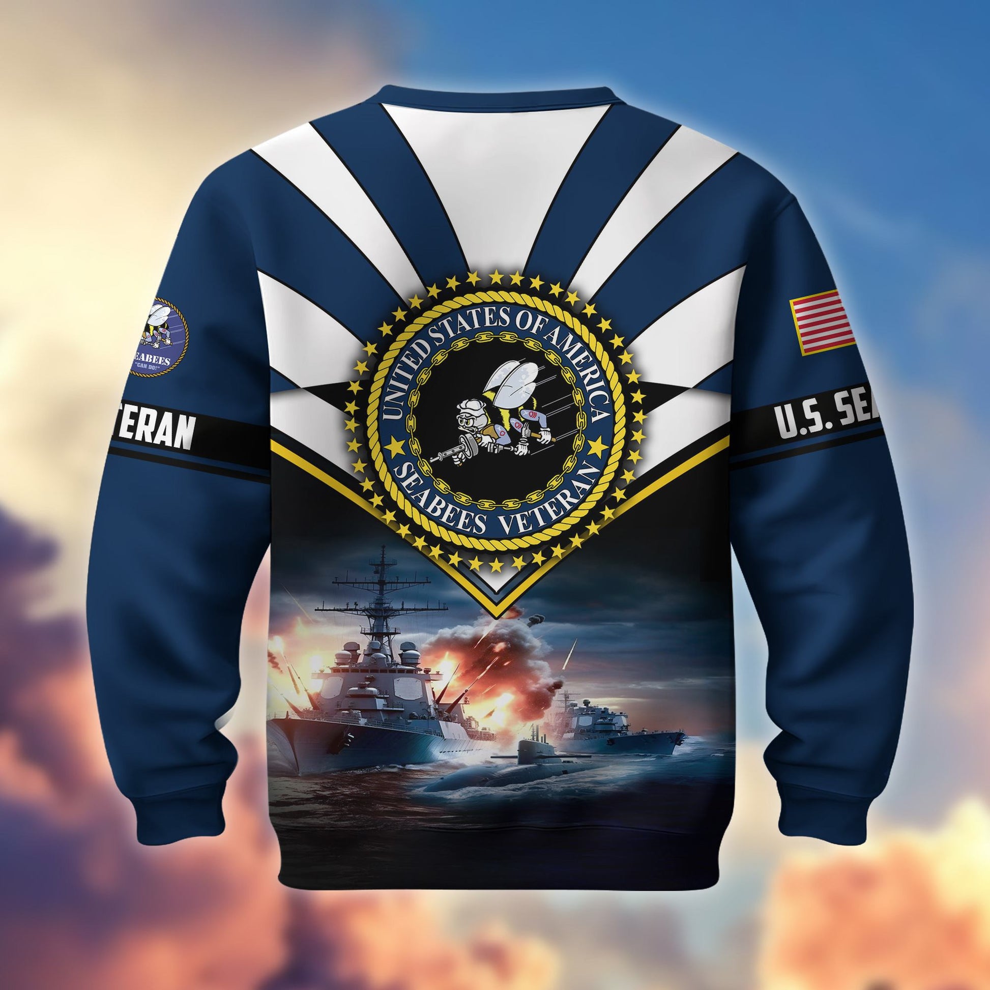 Premium US Veterans Sweatshirt ATTN080821, Gifts For US Veterans, Gifts On Father's Day, Veterans Day.