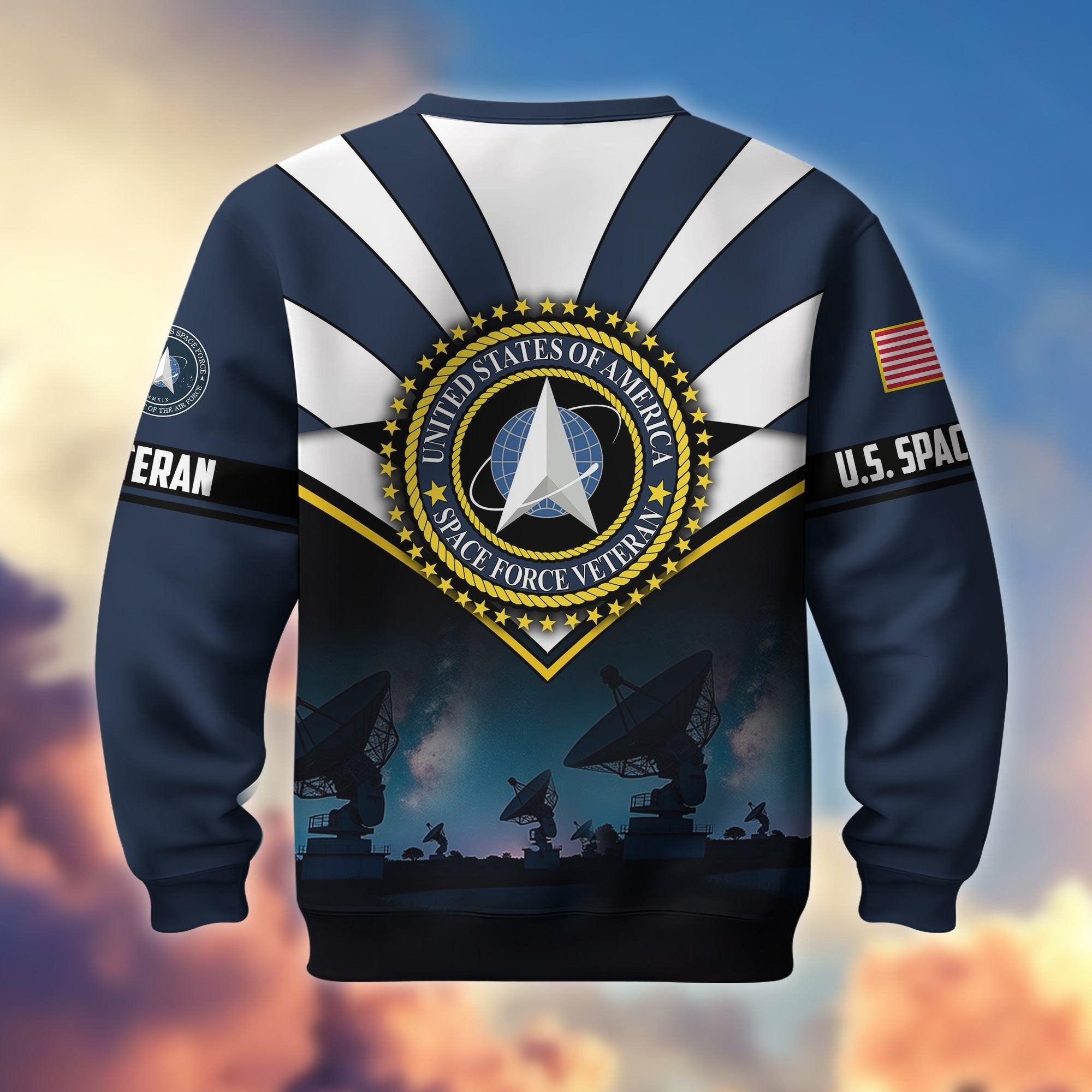 Premium US Veterans Sweatshirt ATTN080821, Gifts For US Veterans, Gifts On Father's Day, Veterans Day.