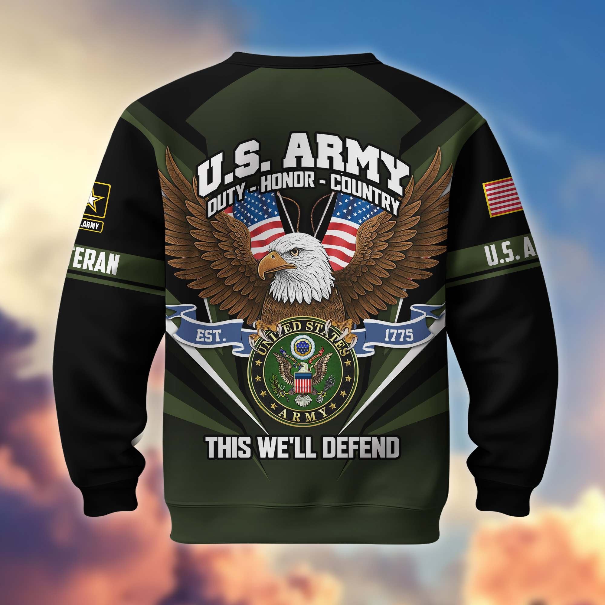 Premium US Veterans Sweatshirt ATTN140822, Gifts For US Veterans, Gifts On Father's Day, Veterans Day.
