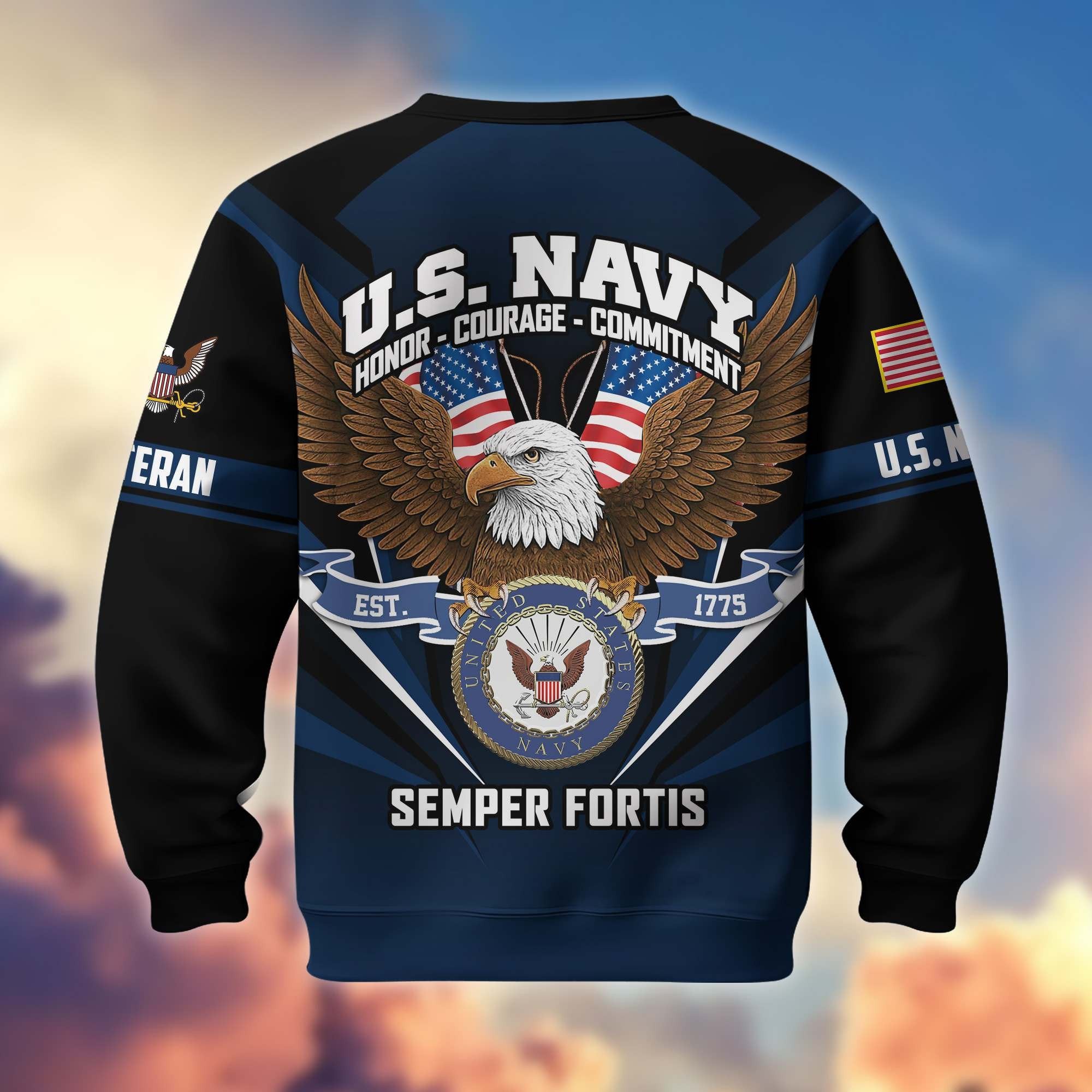 Premium US Veterans Sweatshirt ATTN140822, Gifts For US Veterans, Gifts On Father's Day, Veterans Day.