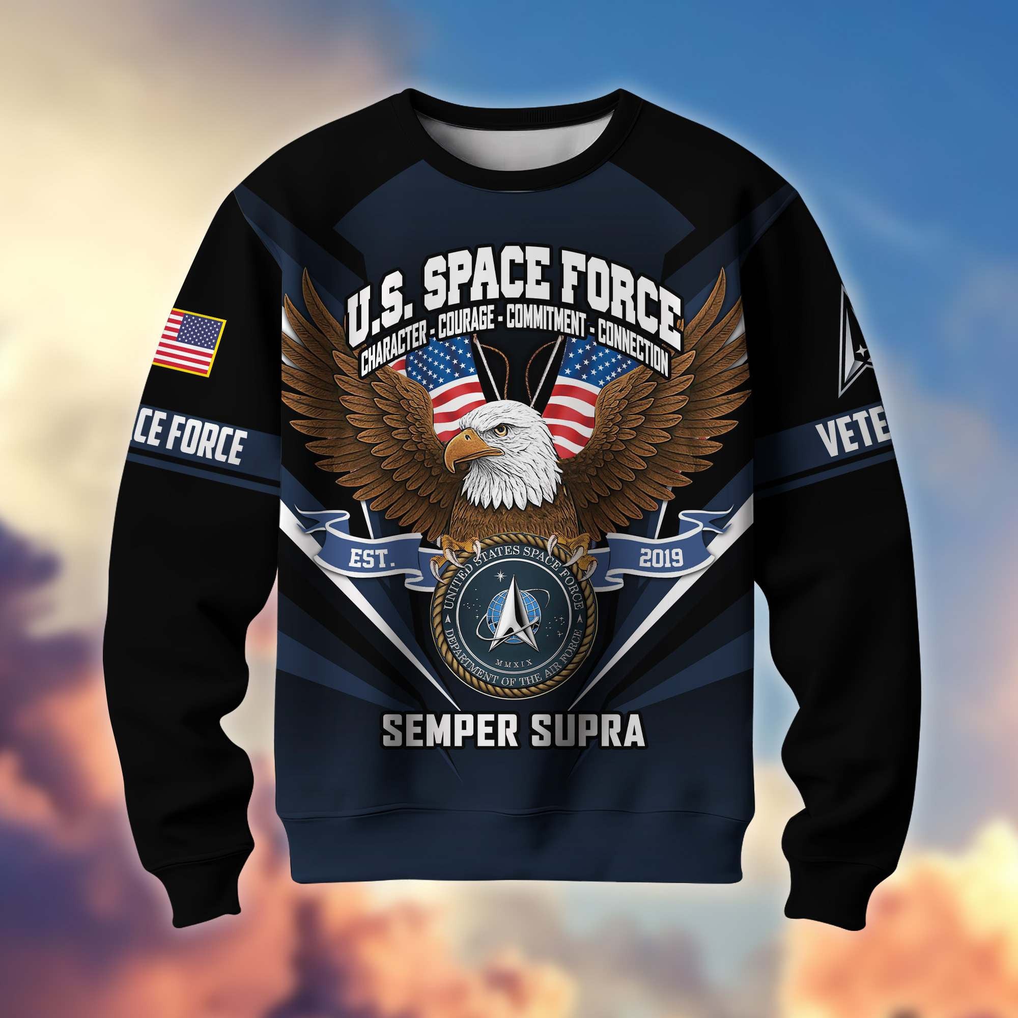 Premium US Veterans Sweatshirt ATTN140822, Gifts For US Veterans, Gifts On Father's Day, Veterans Day.