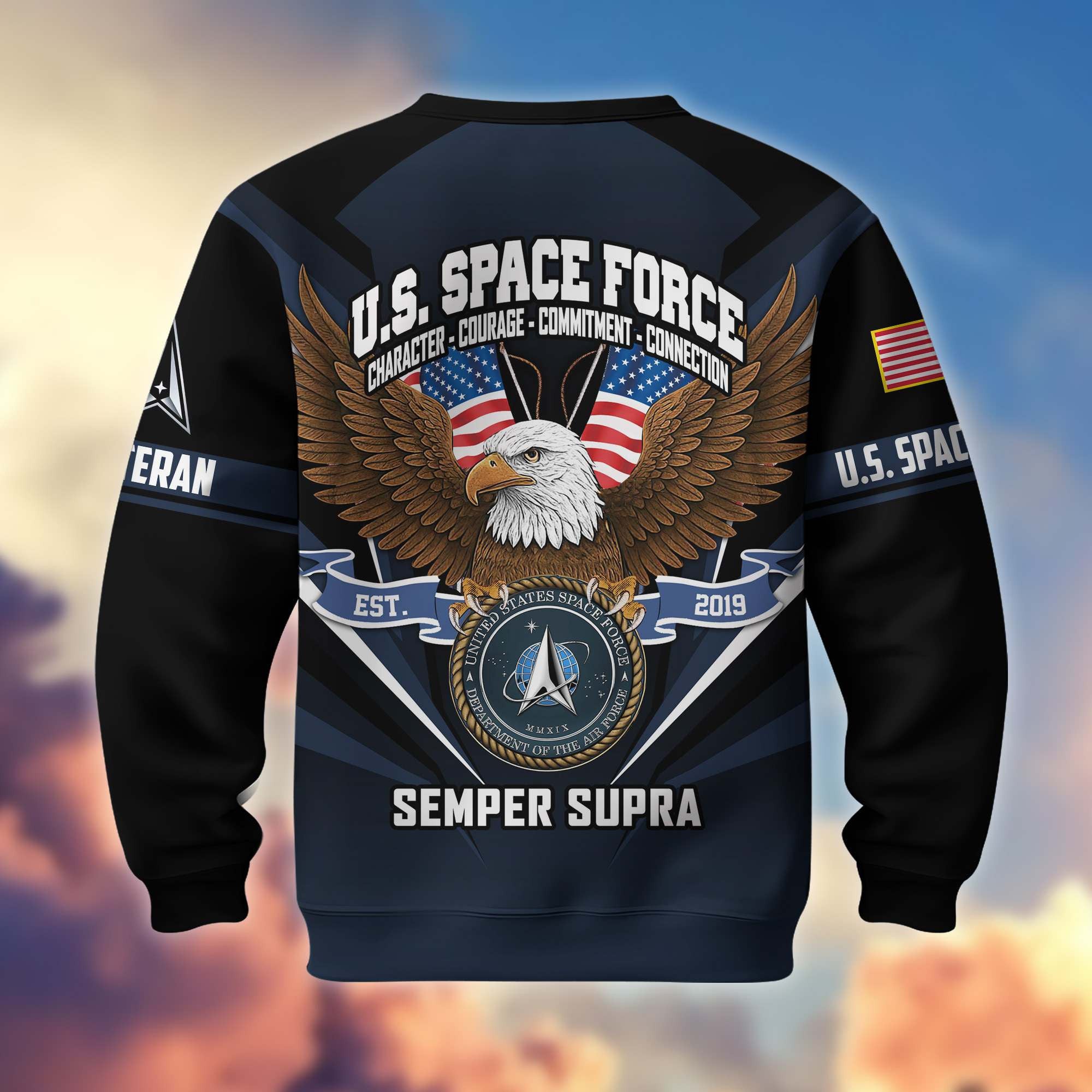 Premium US Veterans Sweatshirt ATTN140822, Gifts For US Veterans, Gifts On Father's Day, Veterans Day.