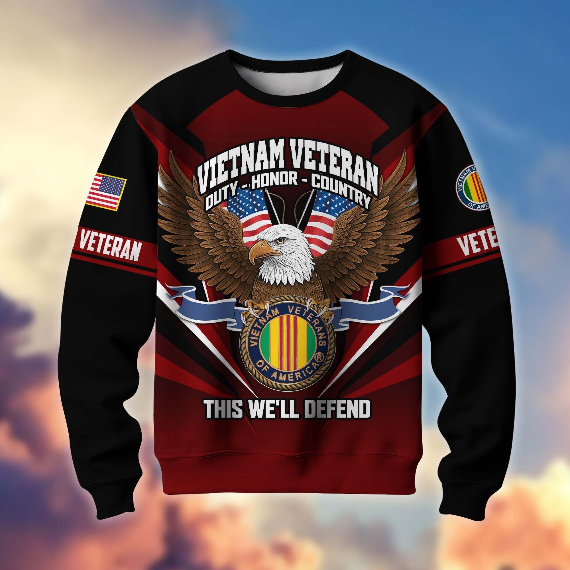 Premium US Veterans Sweatshirt ATTN140822, Gifts For US Veterans, Gifts On Father's Day, Veterans Day.