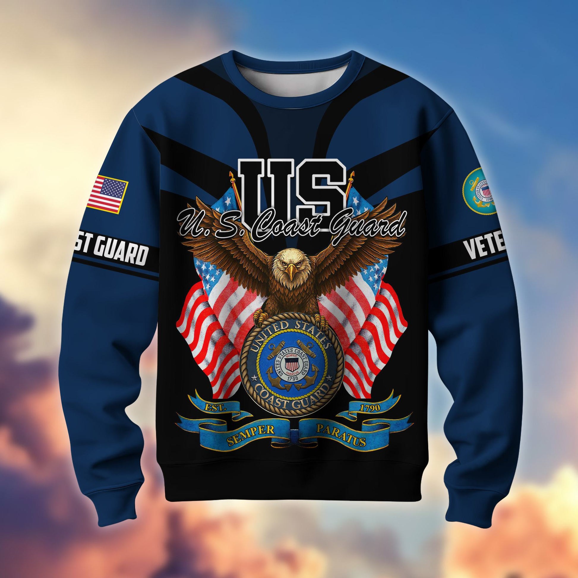 Premium US Veterans Sweatshirt ATTN140821, Gifts For US Veterans, Gifts On Father's Day, Veterans Day.